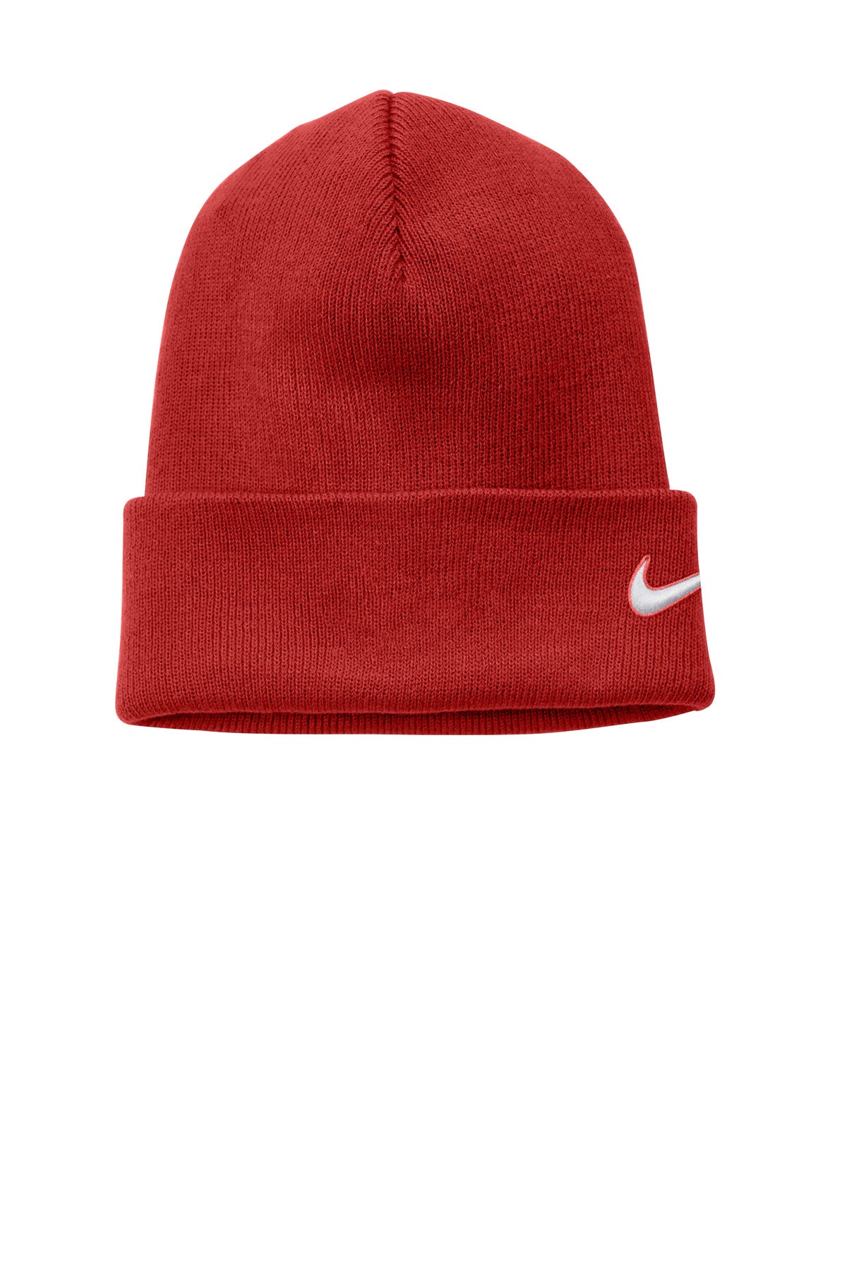 Custom logo Nike Team Cuffed Beanie NKFB6539 in University Red