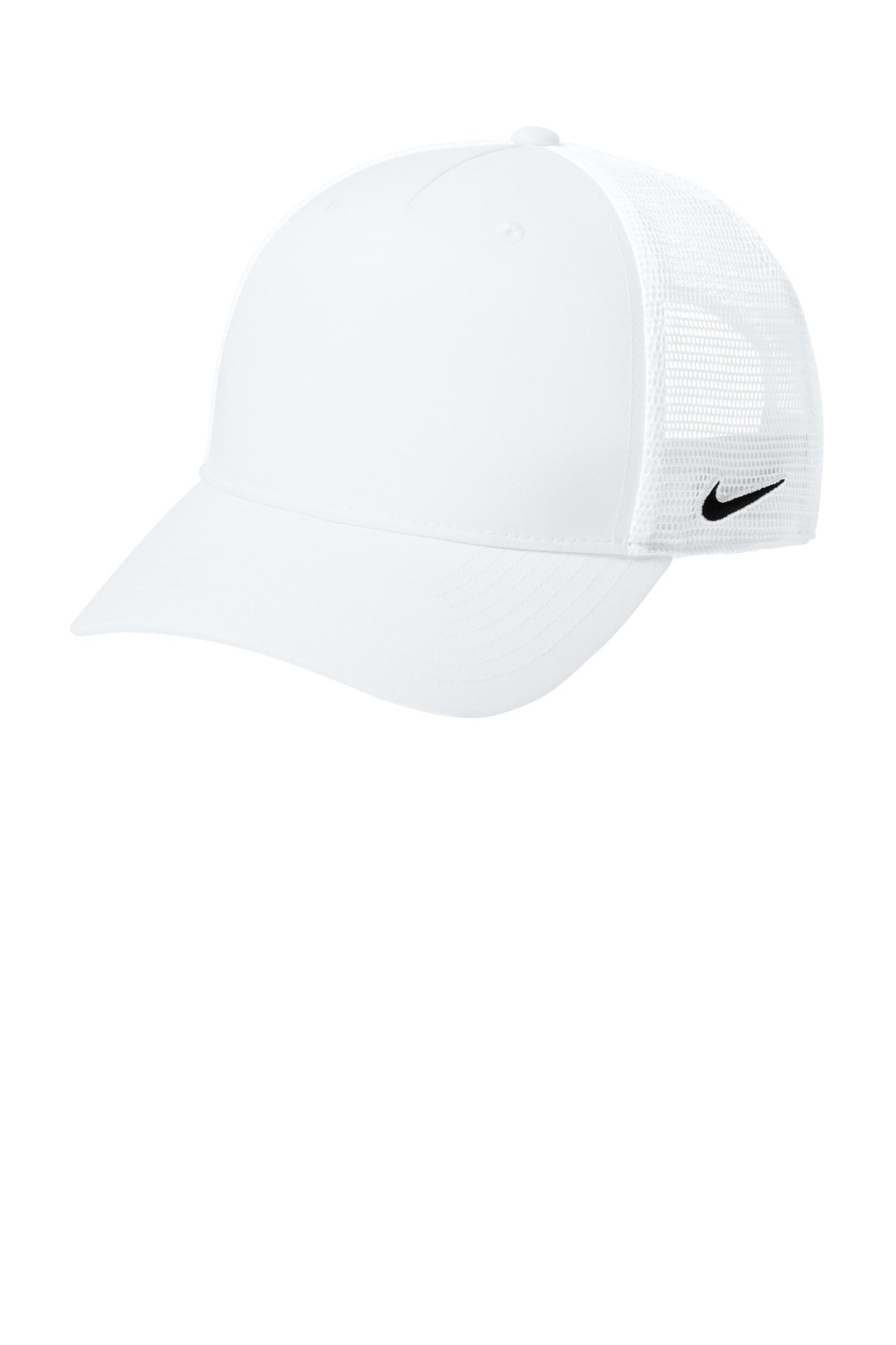 Custom logo Nike Snapback Mesh Trucker Cap NKFN9893 in White/ White