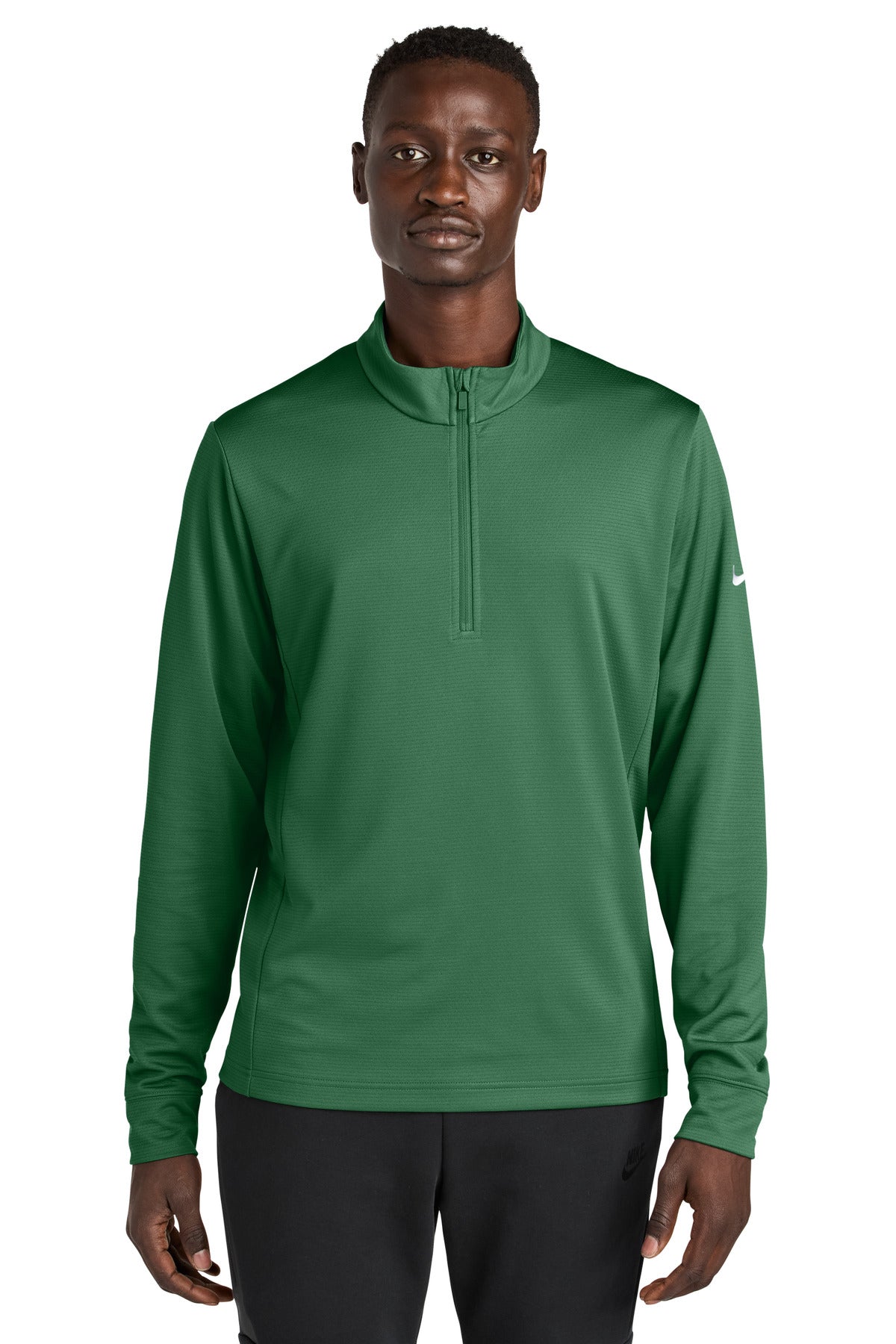 Custom logo Nike Essential 1/2-Zip Cover-Up NKHM8036 in Gorge Green