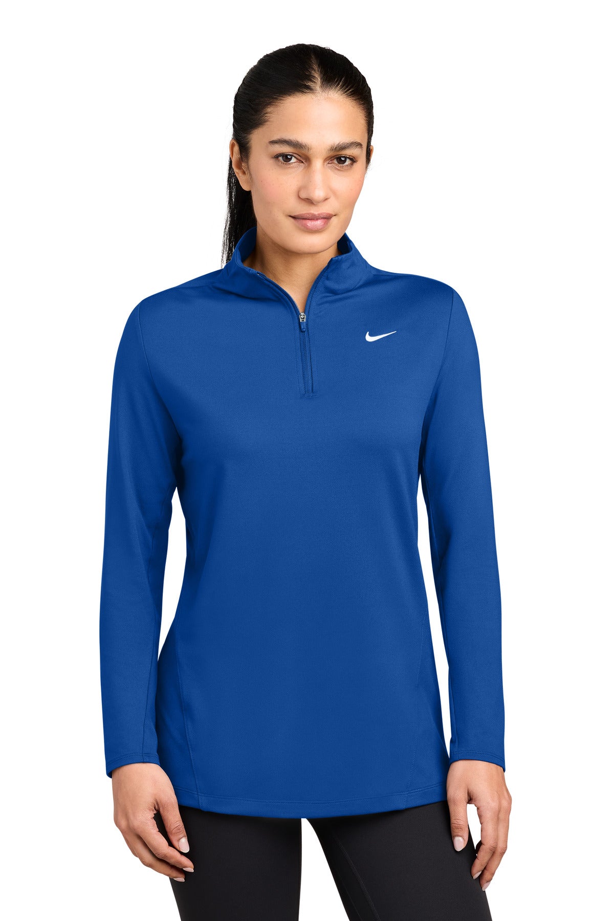 Custom logo Nike Women's Dri-FIT Stride 1/2-Zip NKIO8141 in Royal