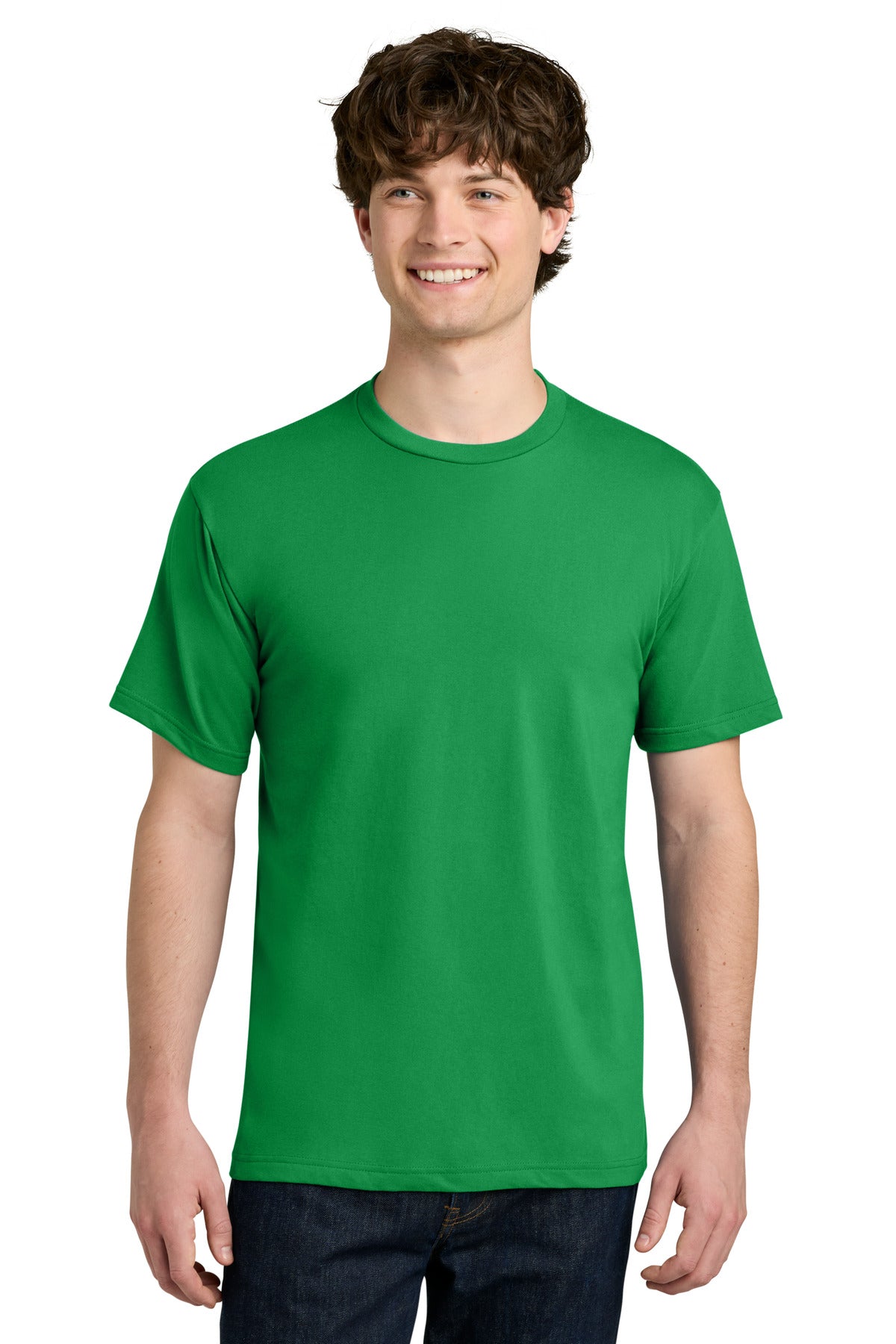 Custom logo Next Level Apparel® Ideal Jersey Tee NL1810 in Kelly Green