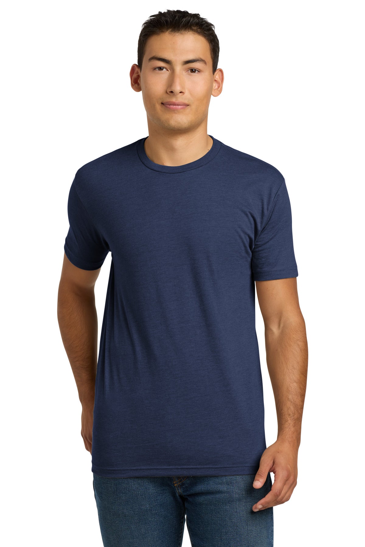 Custom logo Next Level Apparel® Adult CVC Tee. NL6210 in Storm