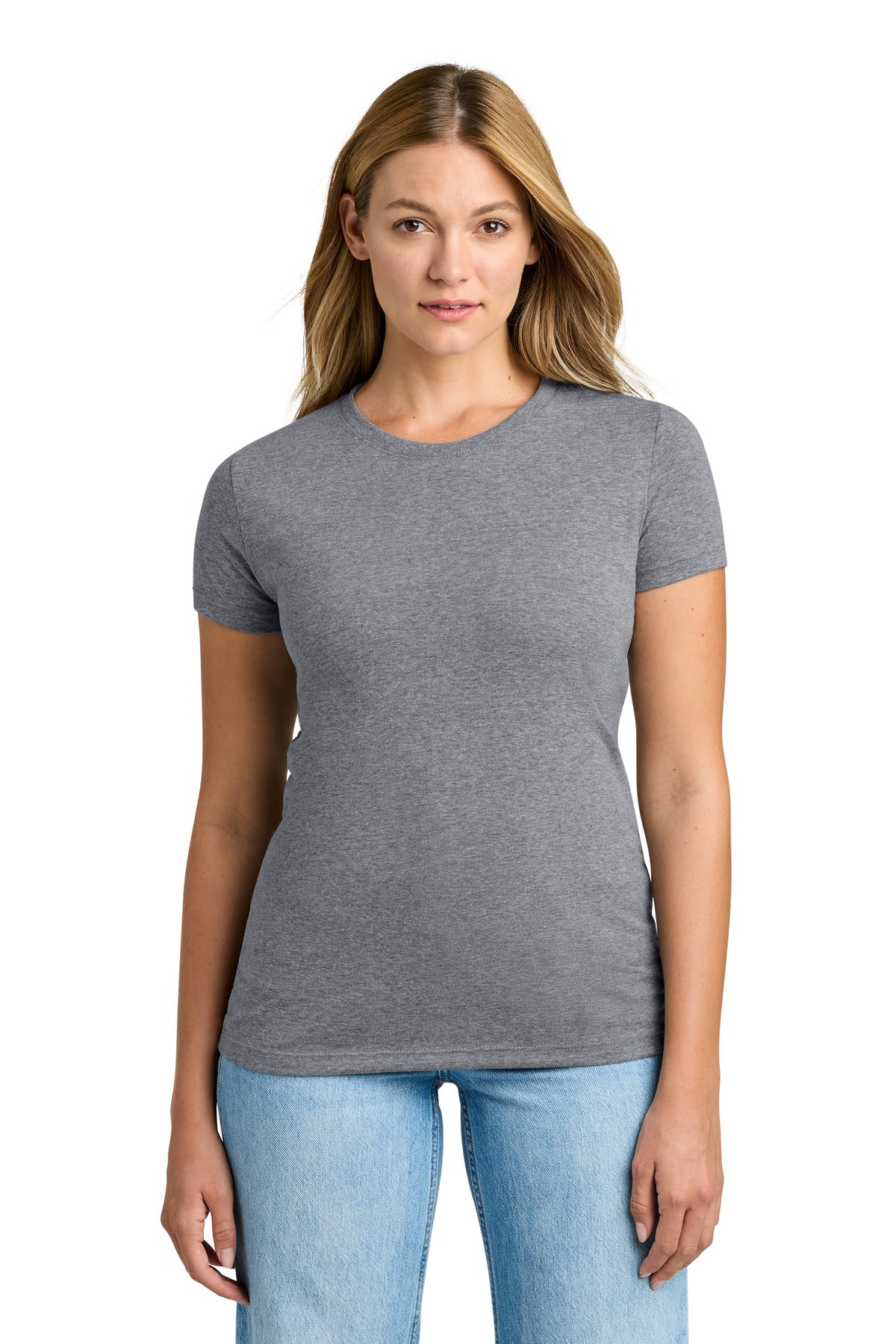 Custom logo Next Level Apparel®  Women's Tri-Blend Tee. NL6710 in Premium Heather