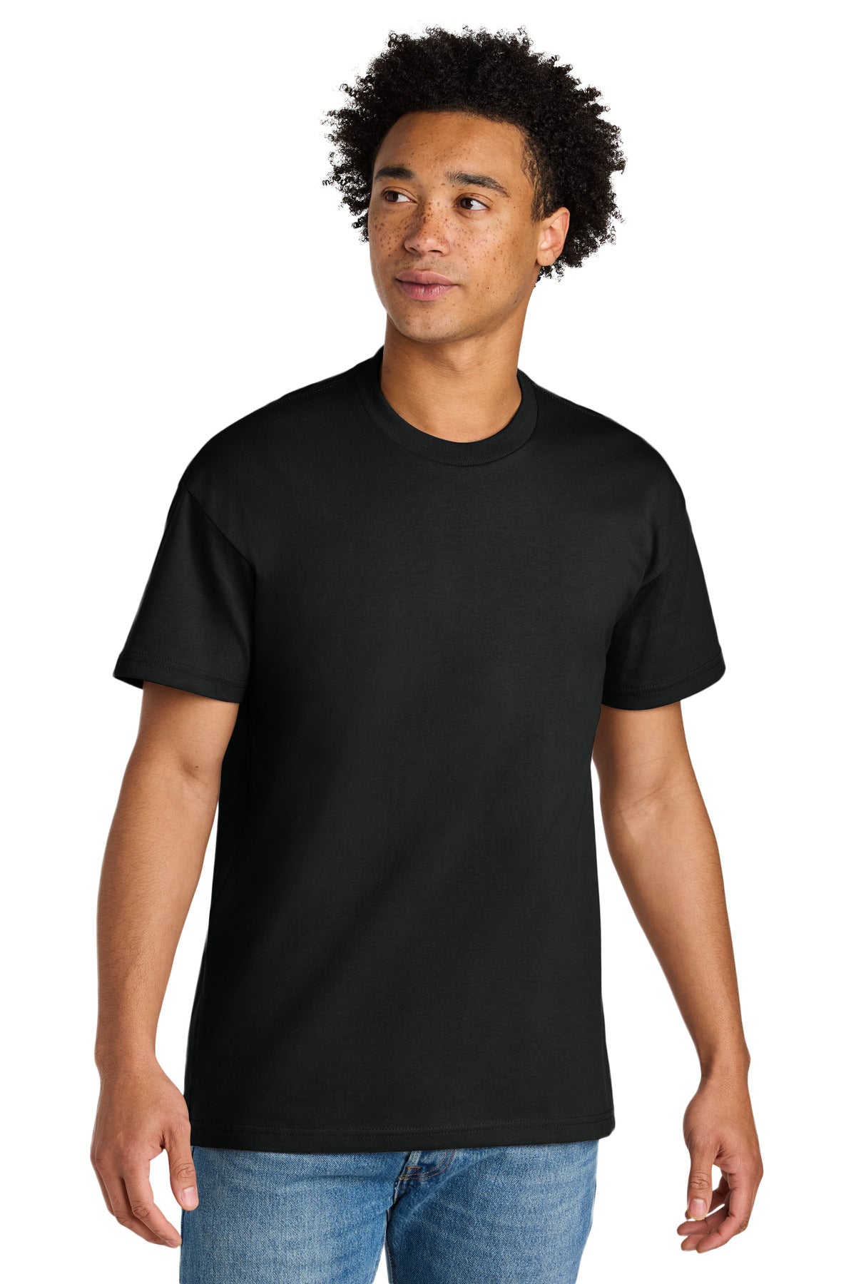 Custom logo Next Level Apparel® Heavyweight Tee NL7200 in Black