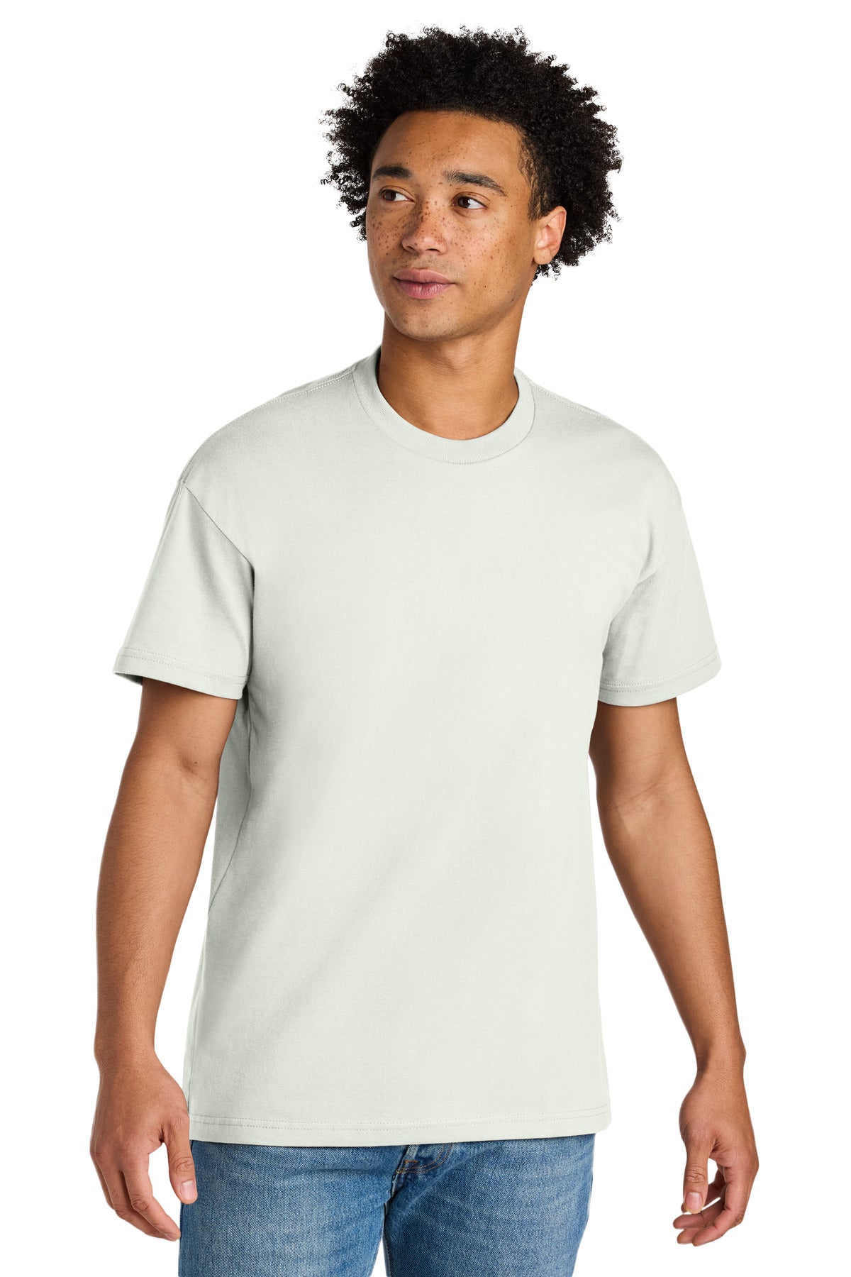 Custom logo Next Level Apparel® Heavyweight Tee NL7200 in Bone