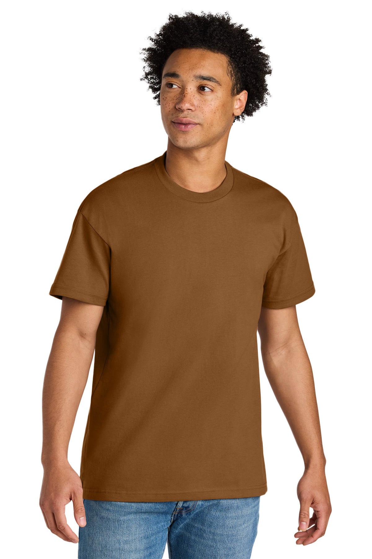 Custom logo Next Level Apparel® Heavyweight Tee NL7200 in Clay