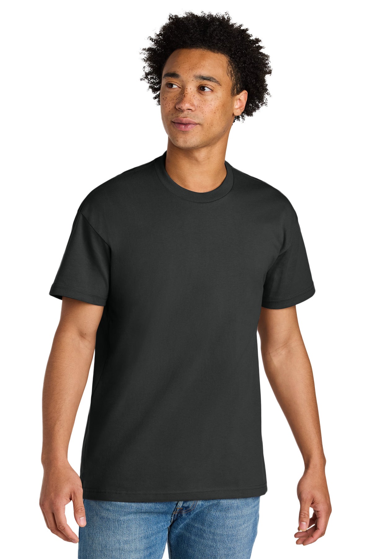 Custom logo Next Level Apparel® Heavyweight Tee NL7200 in Graphite Black