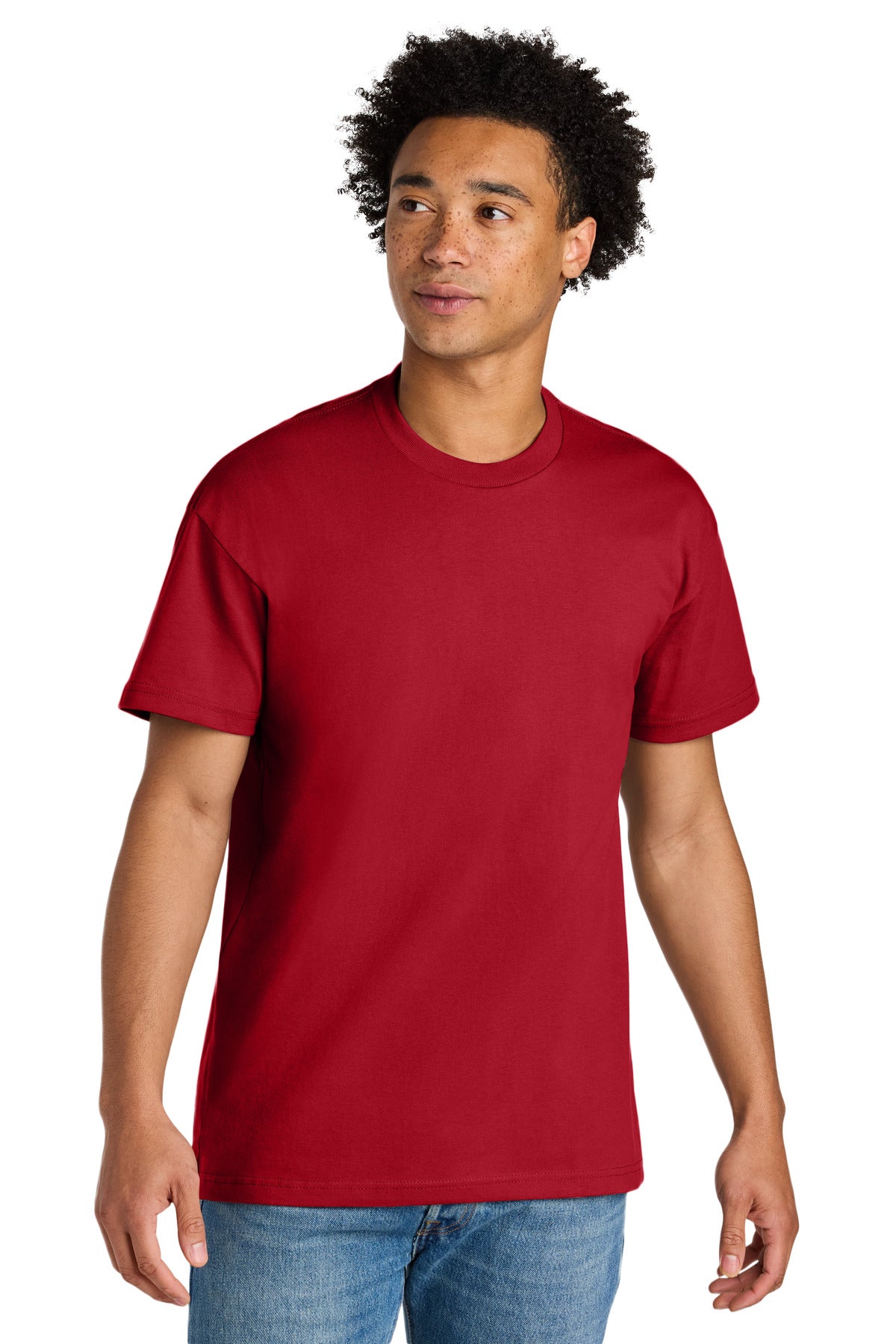 Custom logo Next Level Apparel® Heavyweight Tee NL7200 in Red