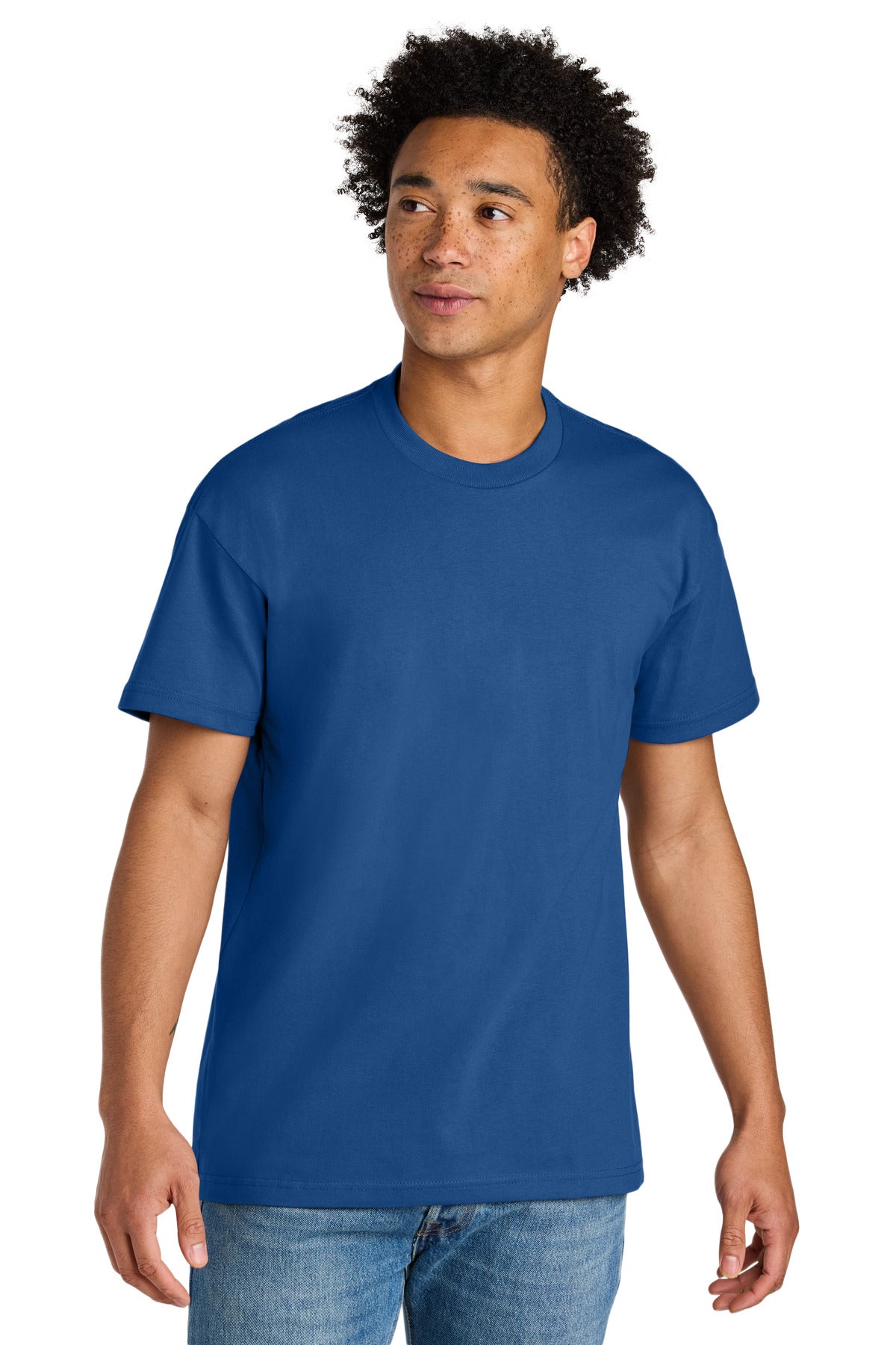 Custom logo Next Level Apparel® Heavyweight Tee NL7200 in Royal