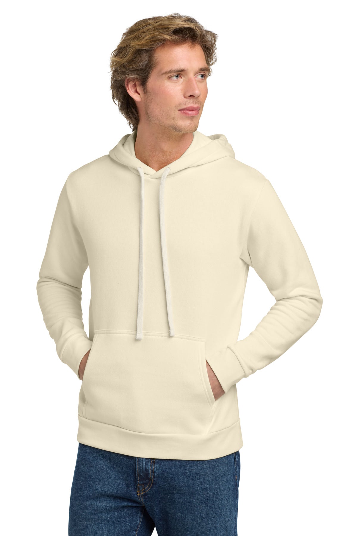 Custom logo Next Level Apparel®   Adult Santa Barbara Pullover Hoodie. NL9303 in Natural