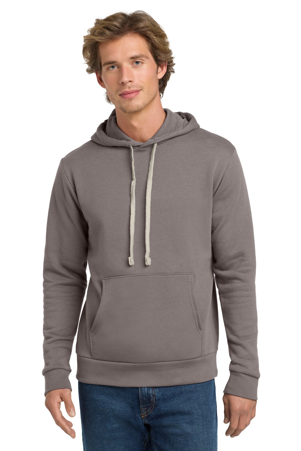 Custom logo Next Level Apparel®   Adult Santa Barbara Pullover Hoodie. NL9303 in Shiitake