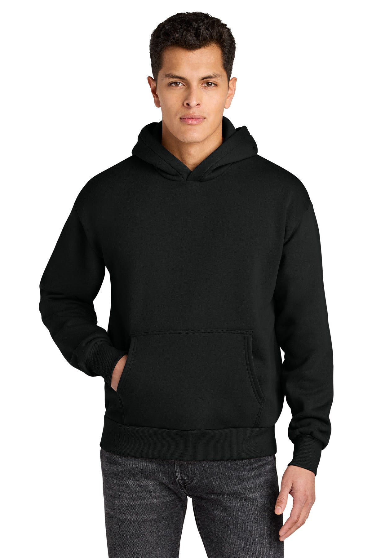 Custom logo Next Level Apparel® Heavyweight Hoodie NL9307 in Black