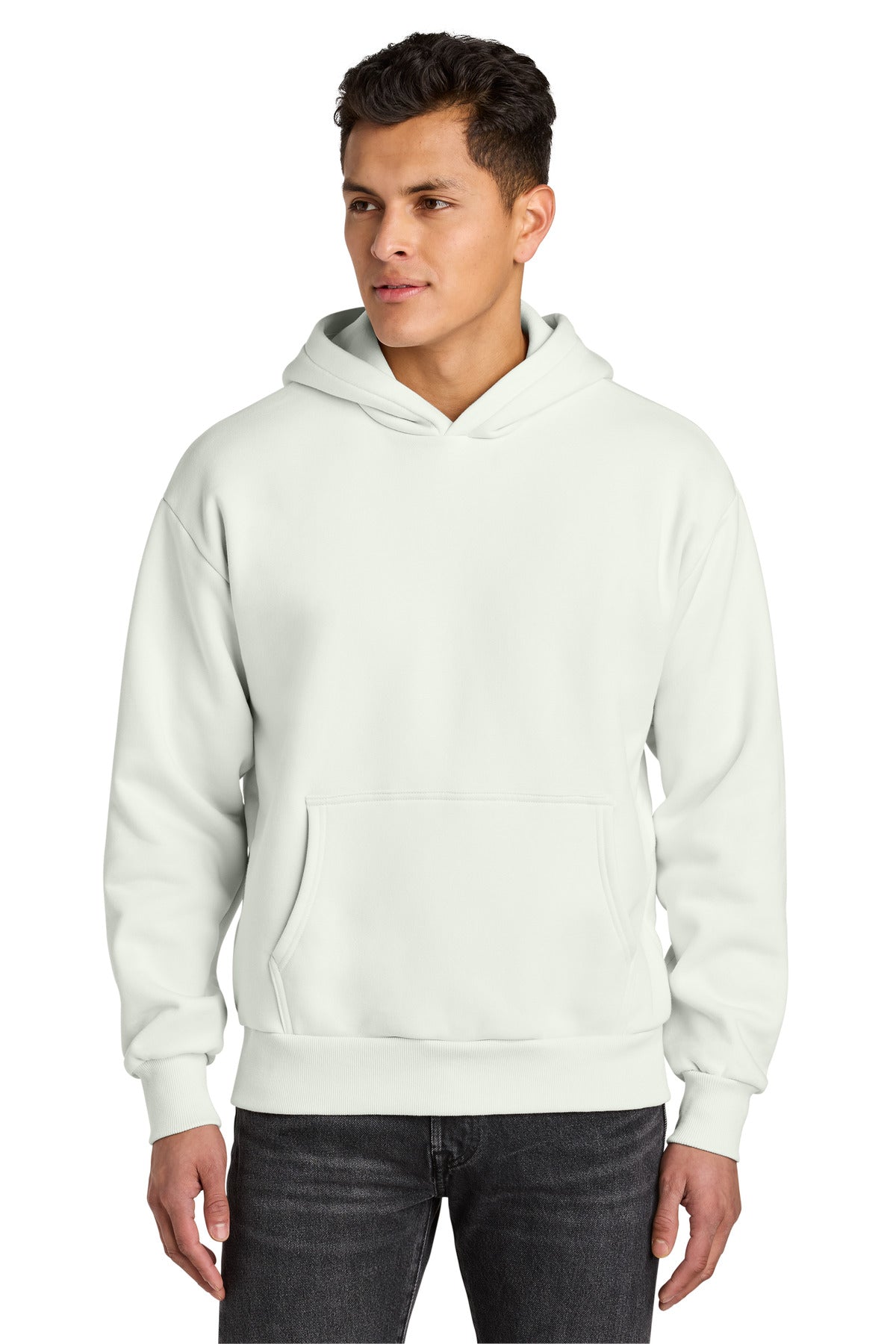 Custom logo Next Level Apparel® Heavyweight Hoodie NL9307 in Bone