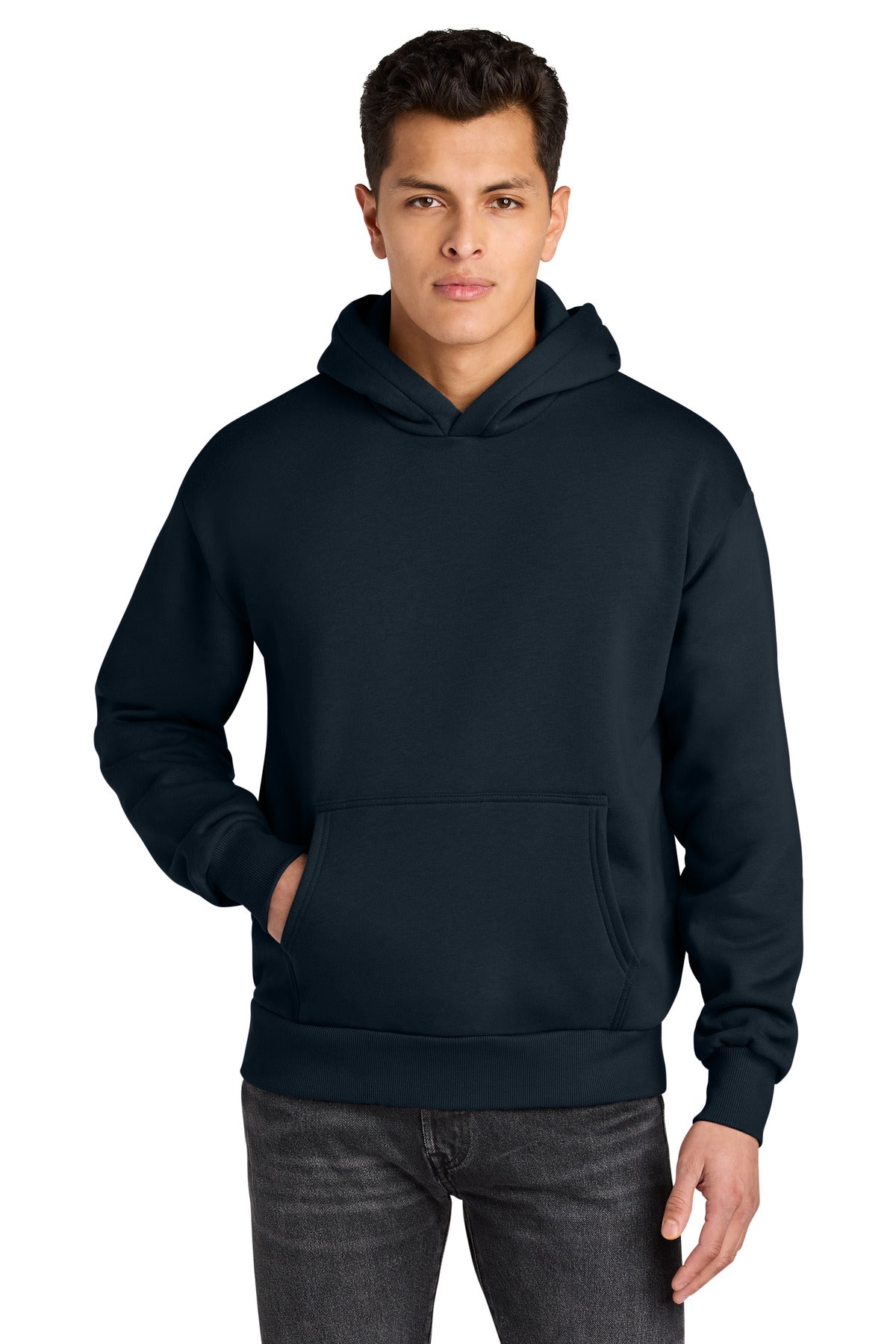 Custom logo Next Level Apparel® Heavyweight Hoodie NL9307 in Midnight Navy