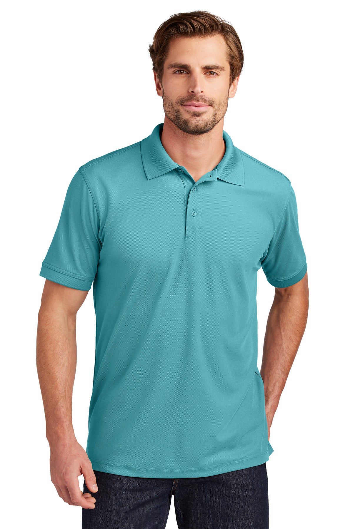 Custom logo OGIO® - Caliber2.0 Polo. OG101 in Hydro Blue