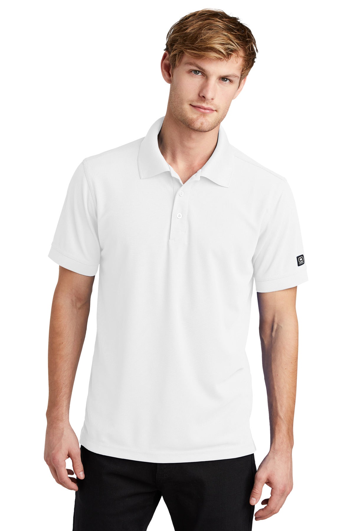 Custom logo OGIO® - Caliber2.0 Polo. OG101 in Bright White