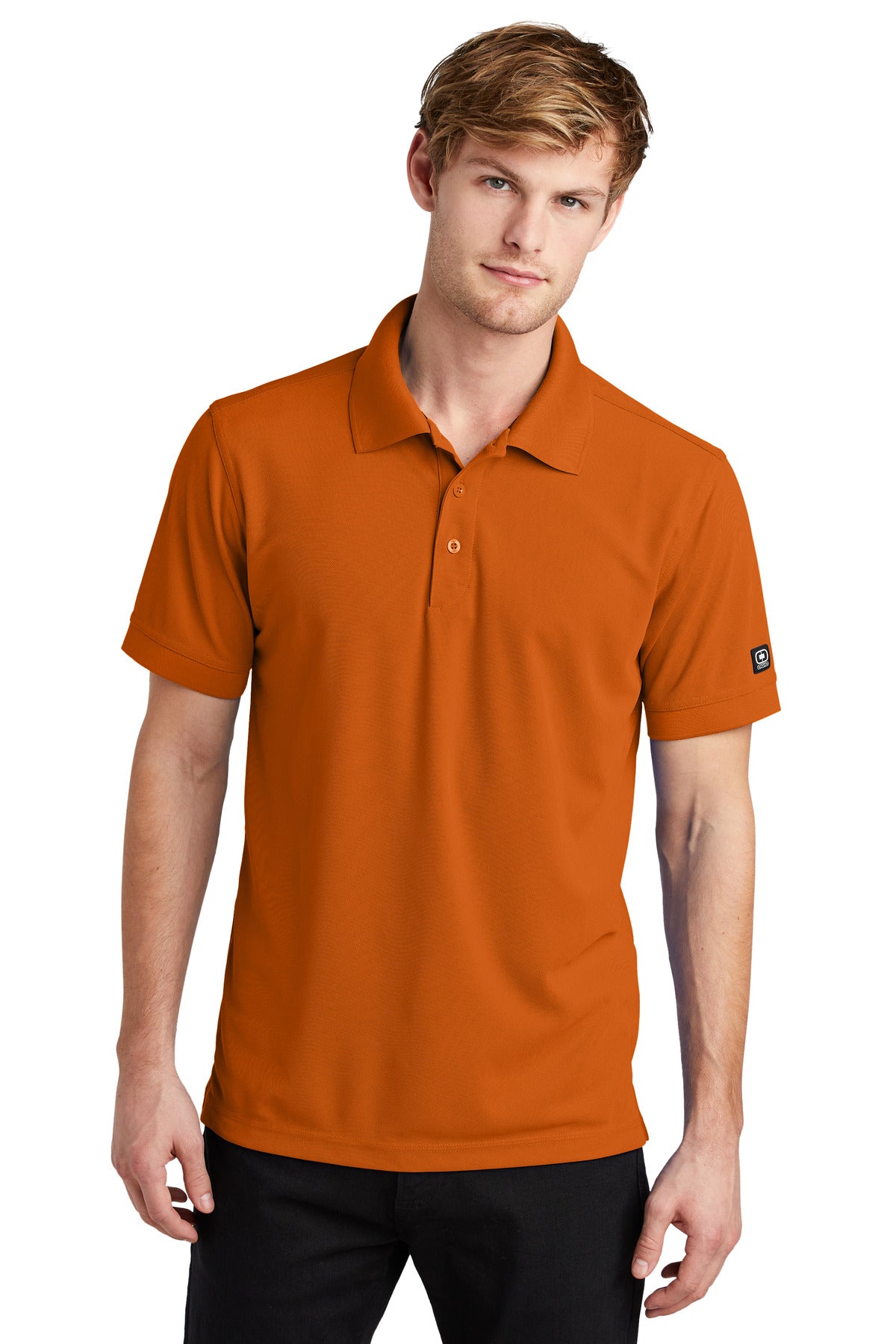 Custom logo OGIO® - Caliber2.0 Polo. OG101 in Flare Orange