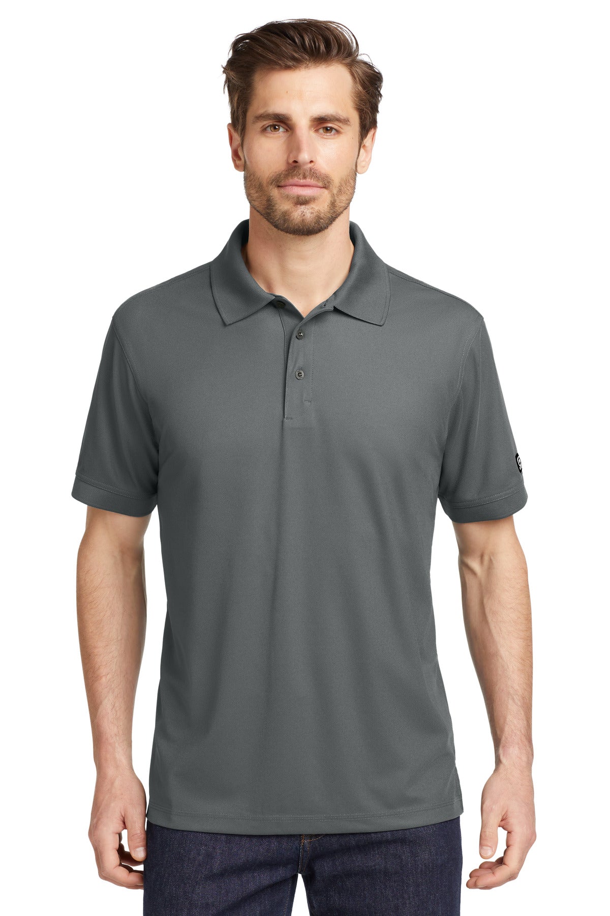 Custom logo OGIO® - Caliber2.0 Polo. OG101 in Rogue Grey