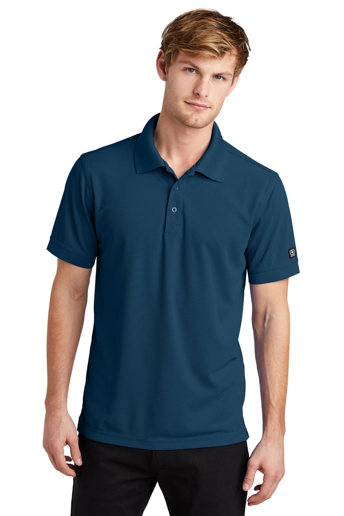 Custom logo OGIO® - Caliber2.0 Polo. OG101 in Spar Blue