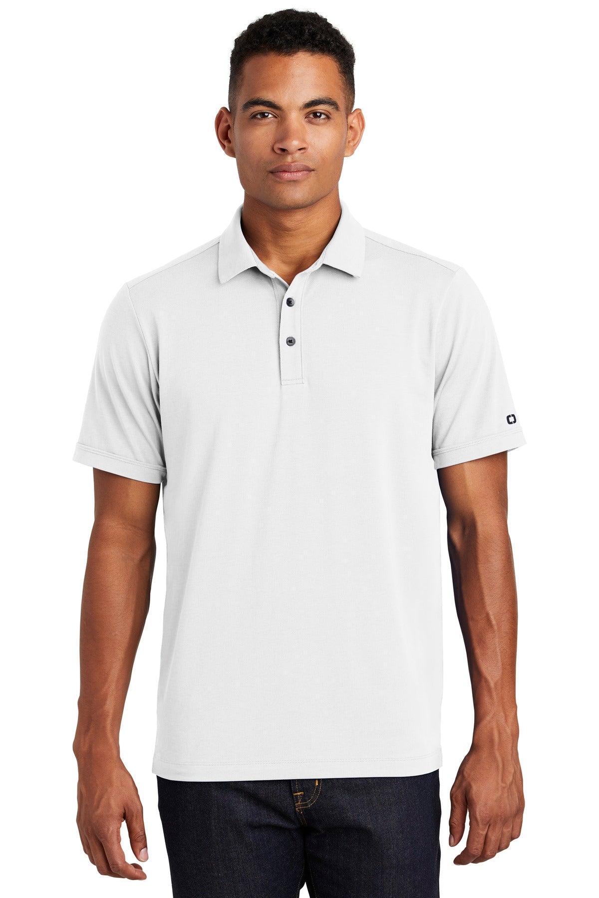 Custom logo OGIO ® Limit Polo. OG138 in Bright White