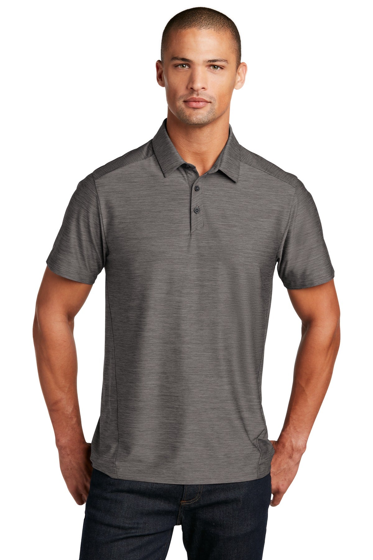 Custom logo OGIO ® Slate Polo. OG143 in Gear Grey