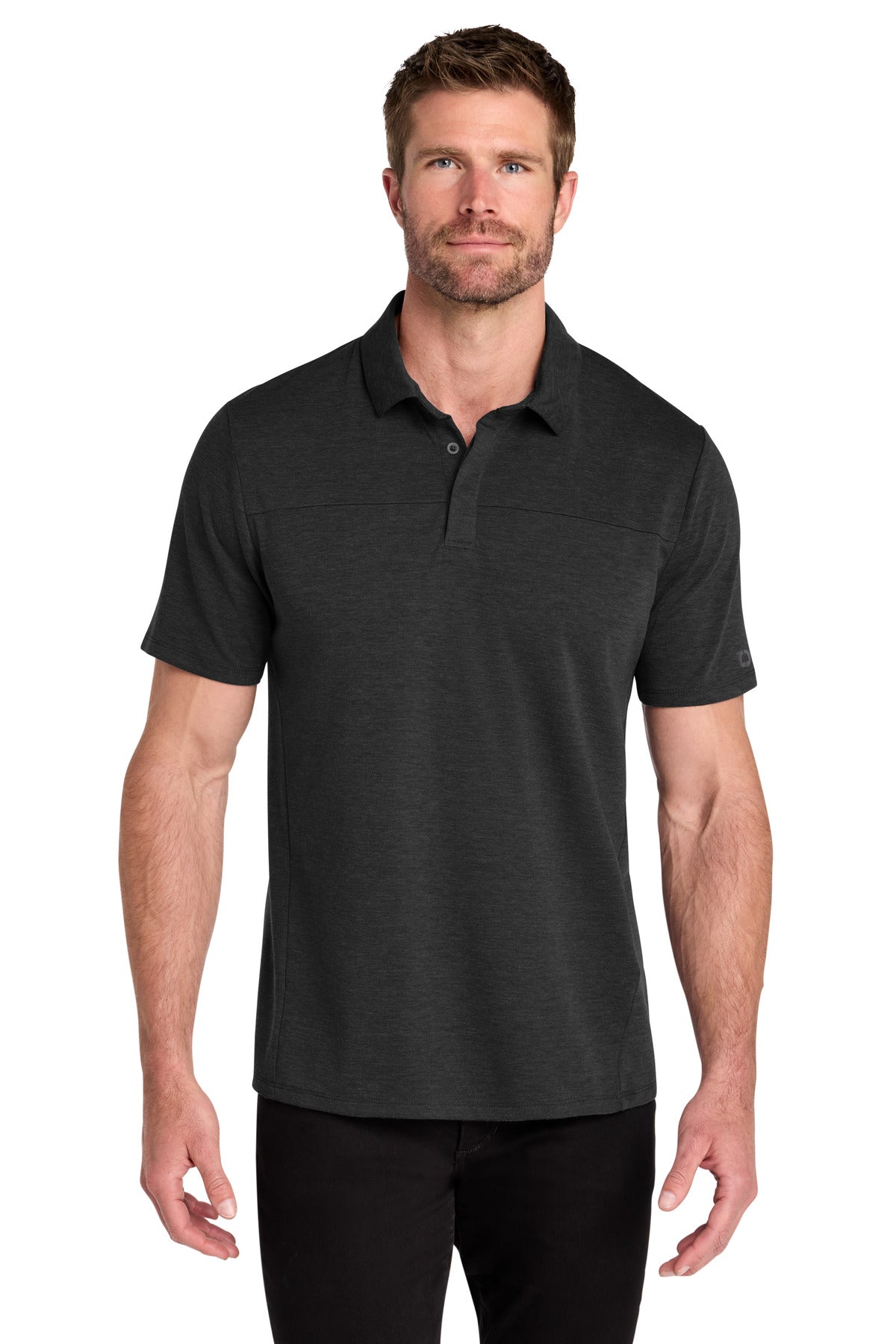 Custom logo OGIO® Command Polo OG150 in Blacktop