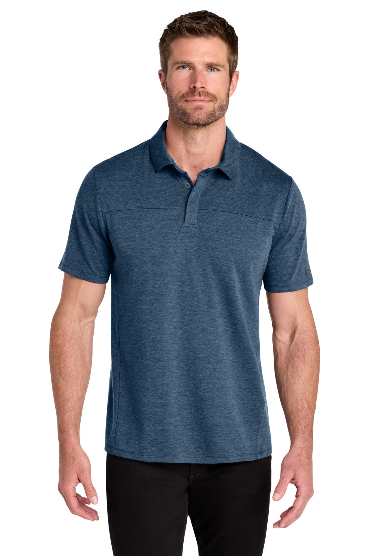 Custom logo OGIO® Command Polo OG150 in Spar Blue