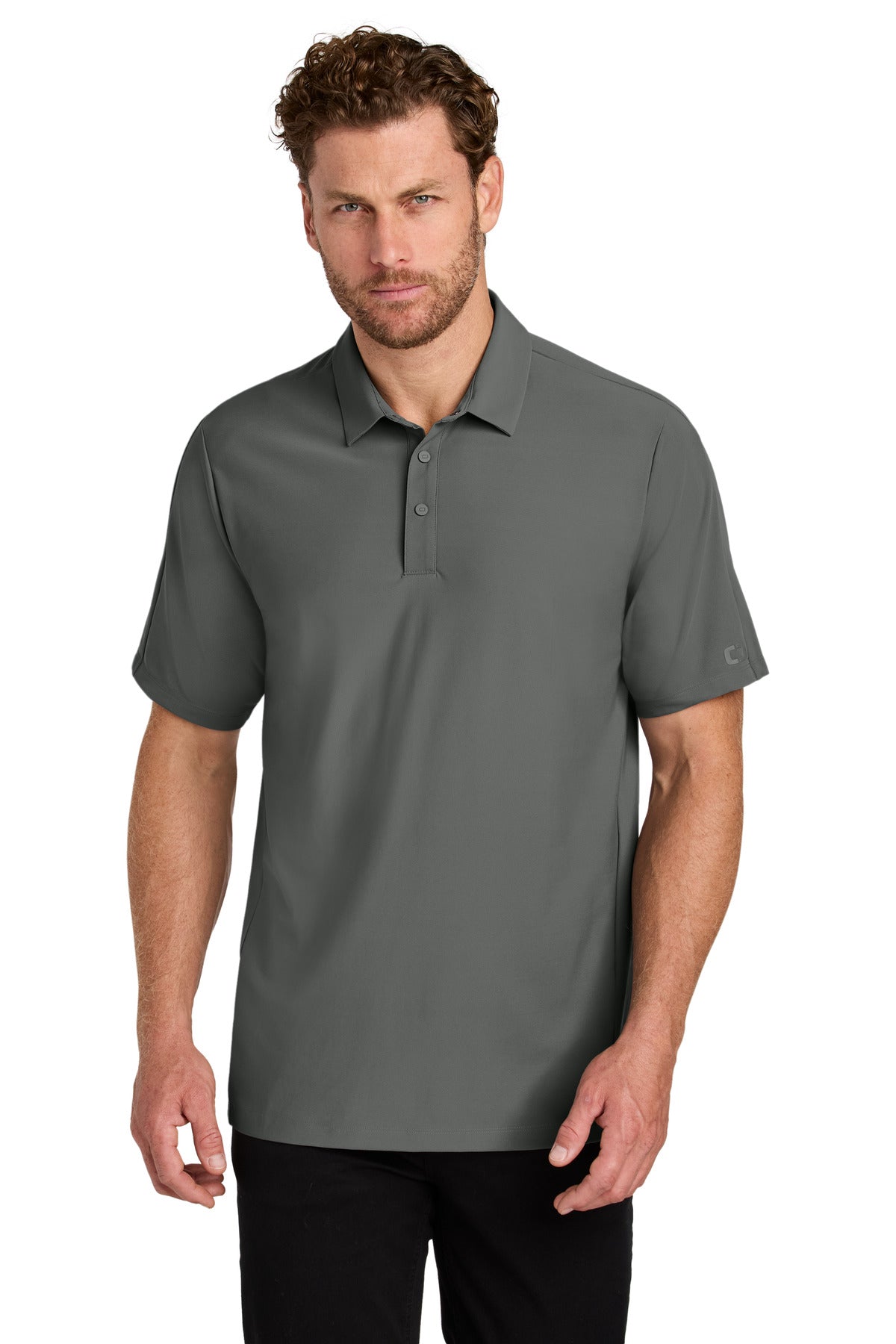 Custom logo OGIO® Envision Polo OG154 in Rogue Grey