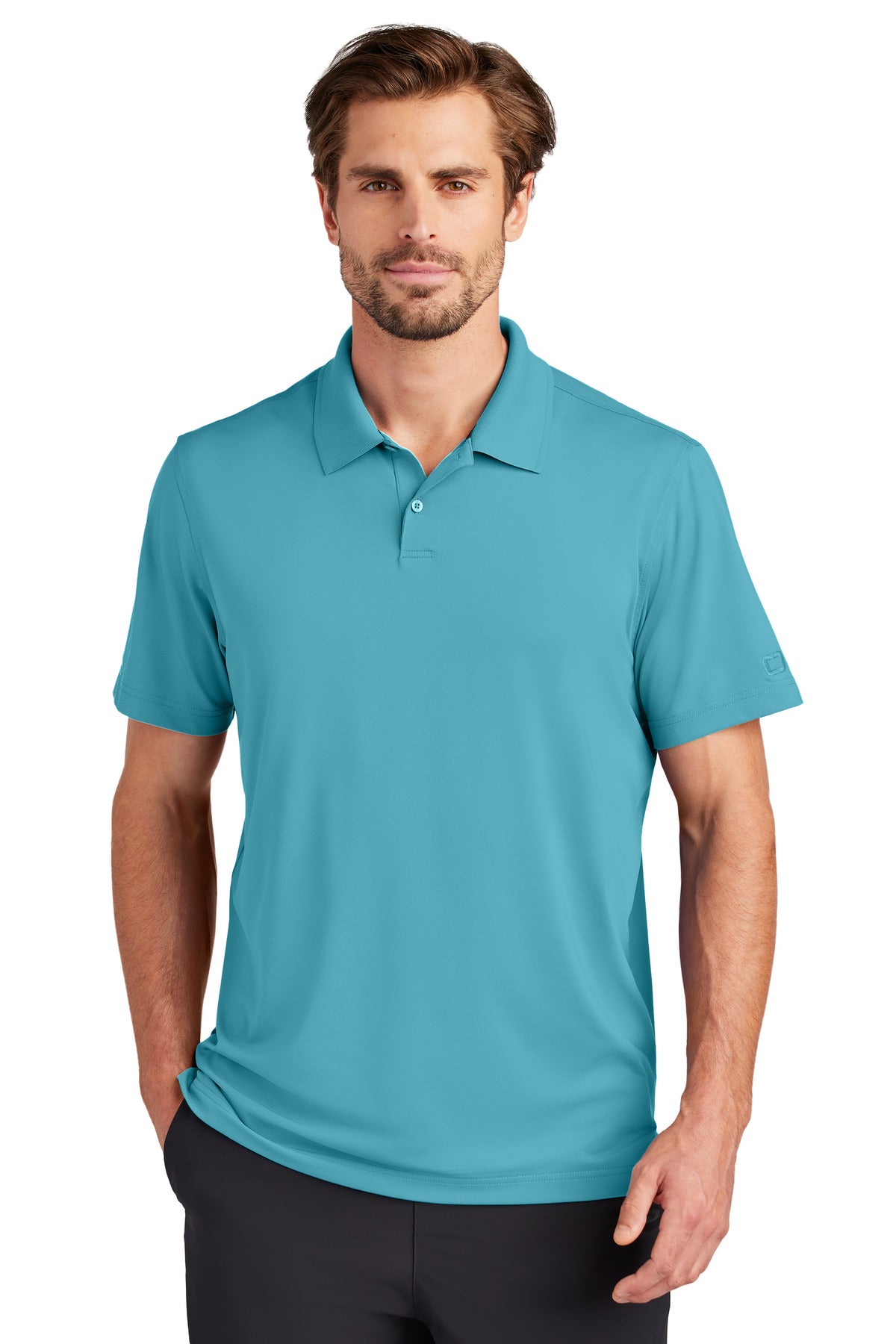 Custom logo OGIO® Regain Polo OG170 in Fusion Blue