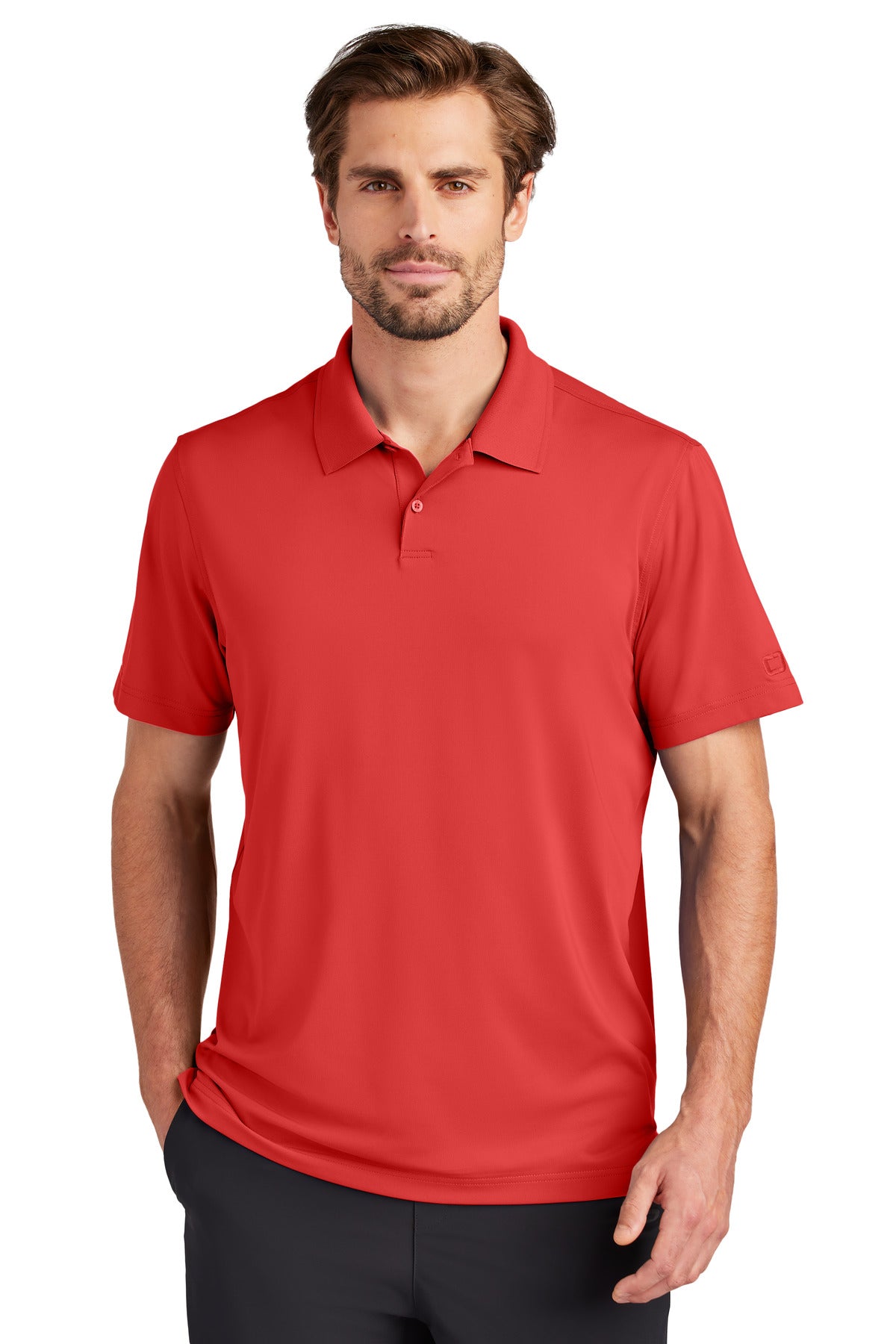 Custom logo OGIO® Regain Polo OG170 in Signal Red