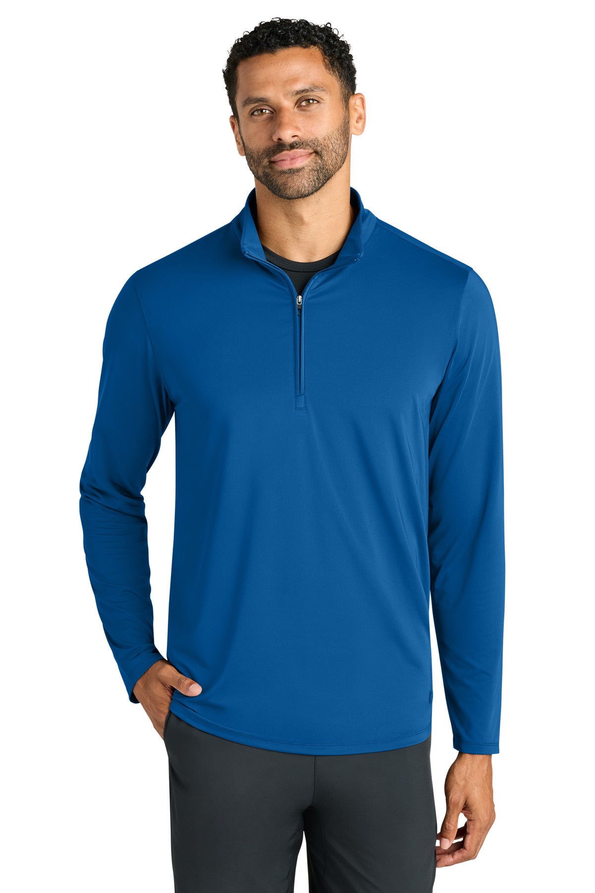 Custom logo OGIO® Regain 1/4-Zip OG172 in Cobalt Blue