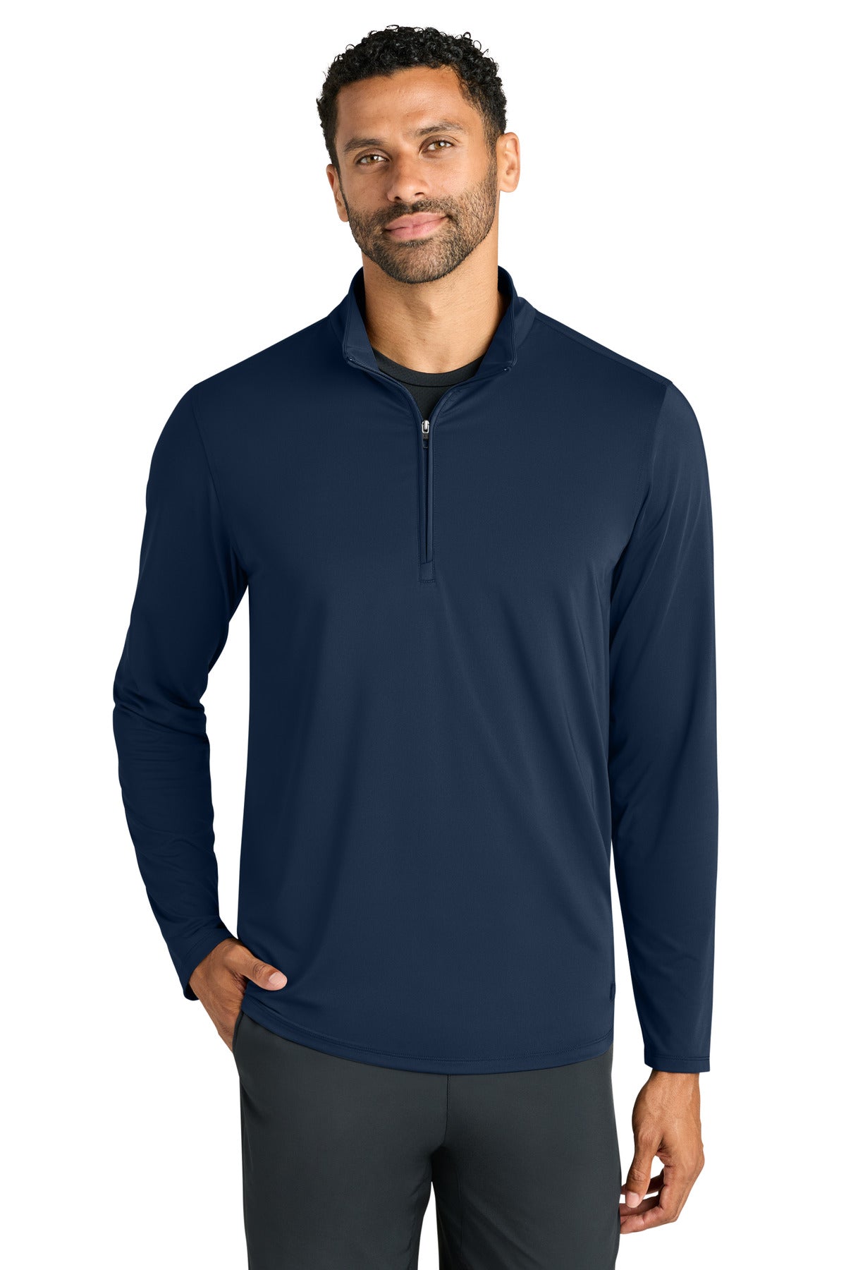 Custom logo OGIO® Regain 1/4-Zip OG172 in River Blue Navy
