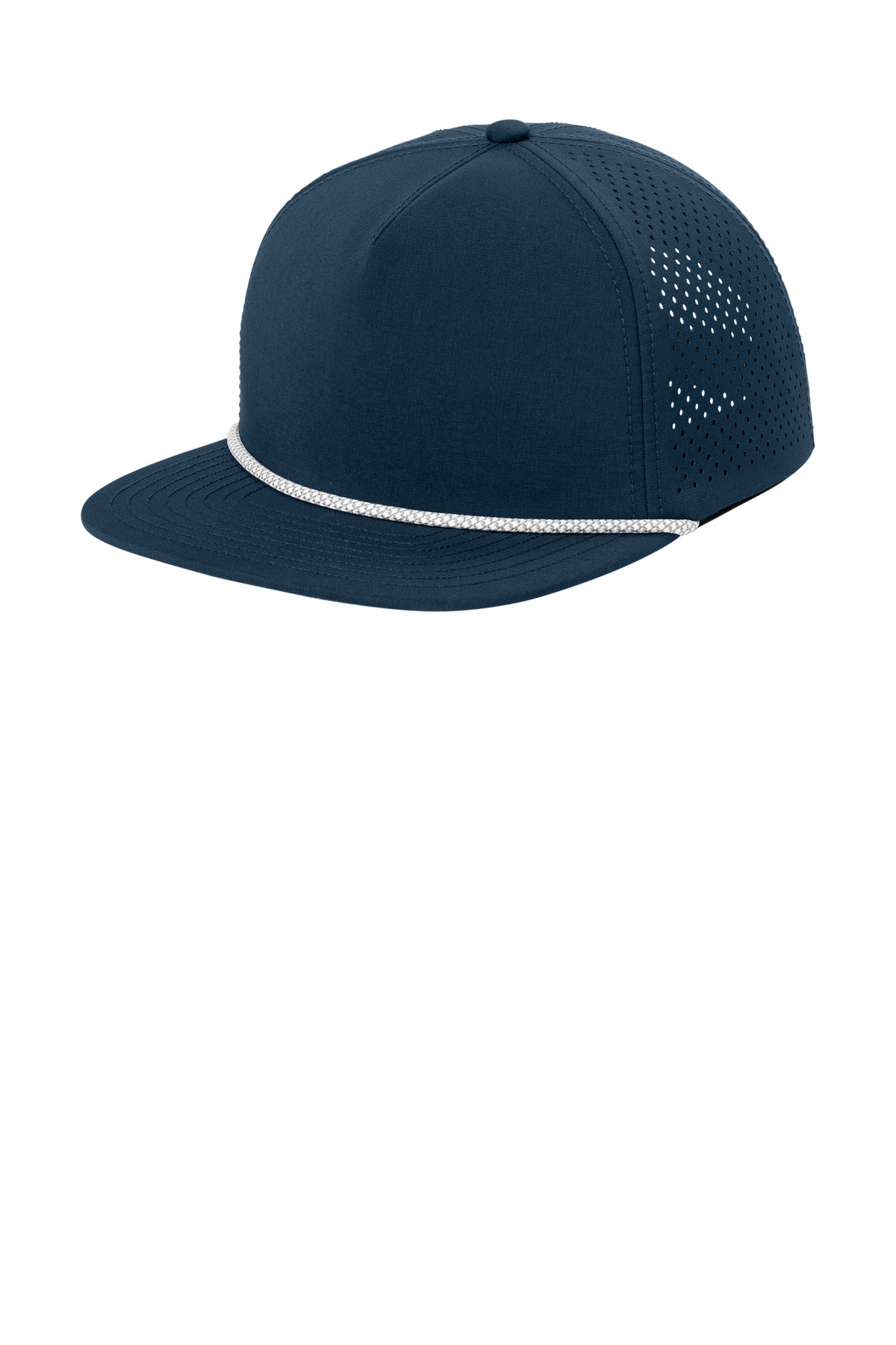 Custom logo OGIO® 5-Panel Rope Performance Cap OG607 in River Blue Navy