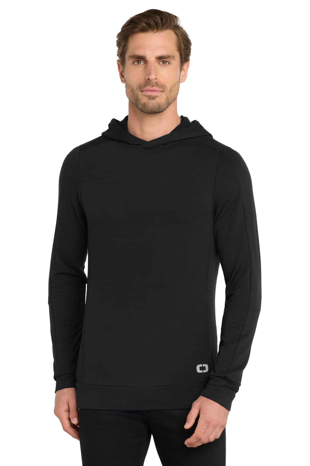 Custom logo OGIO® Luuma Hoodie OG814 in Blacktop