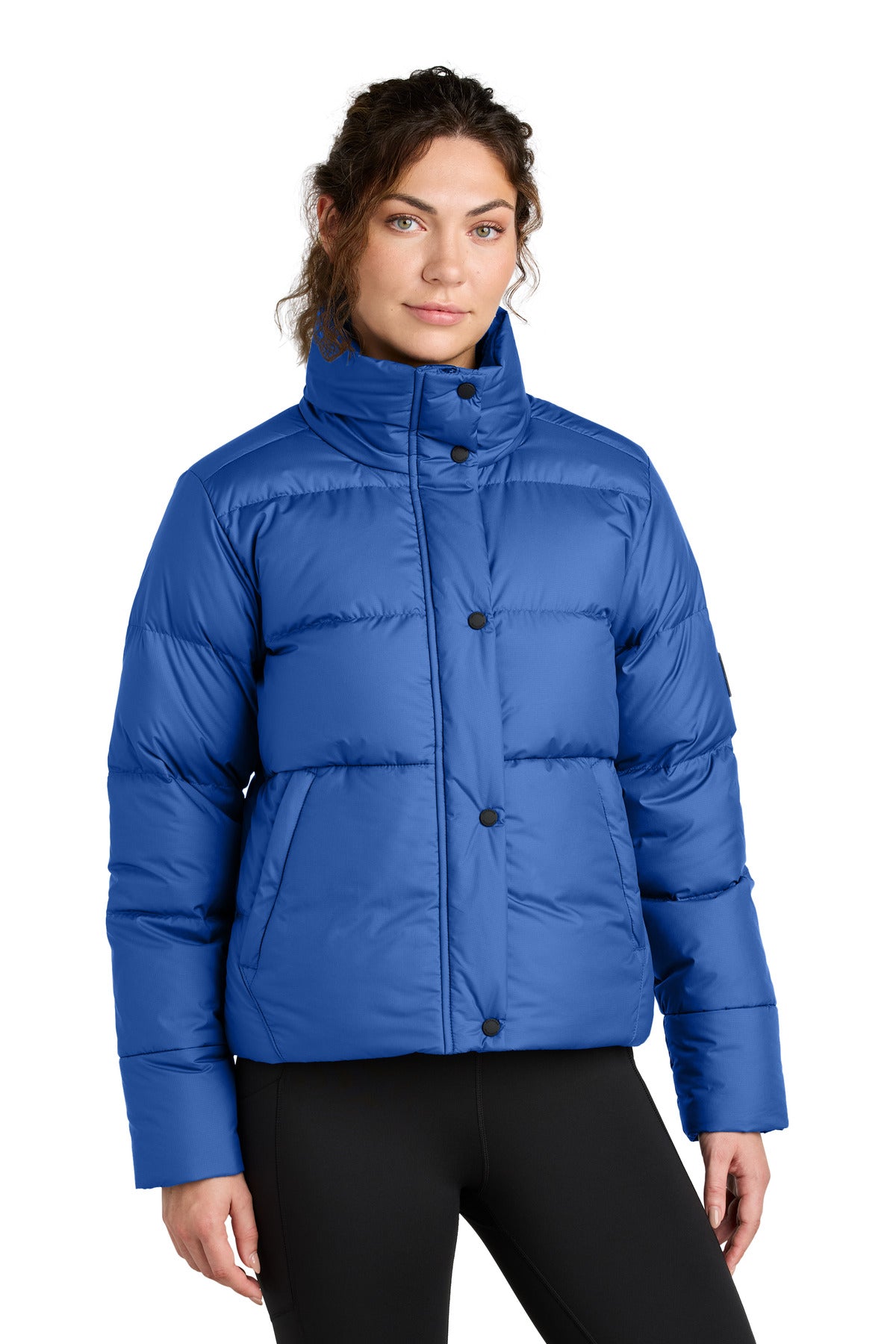 Custom logo LIMITED EDITION Outdoor Research® Women's Coldsnap Down Jacket OR322225 in Galaxy Blue