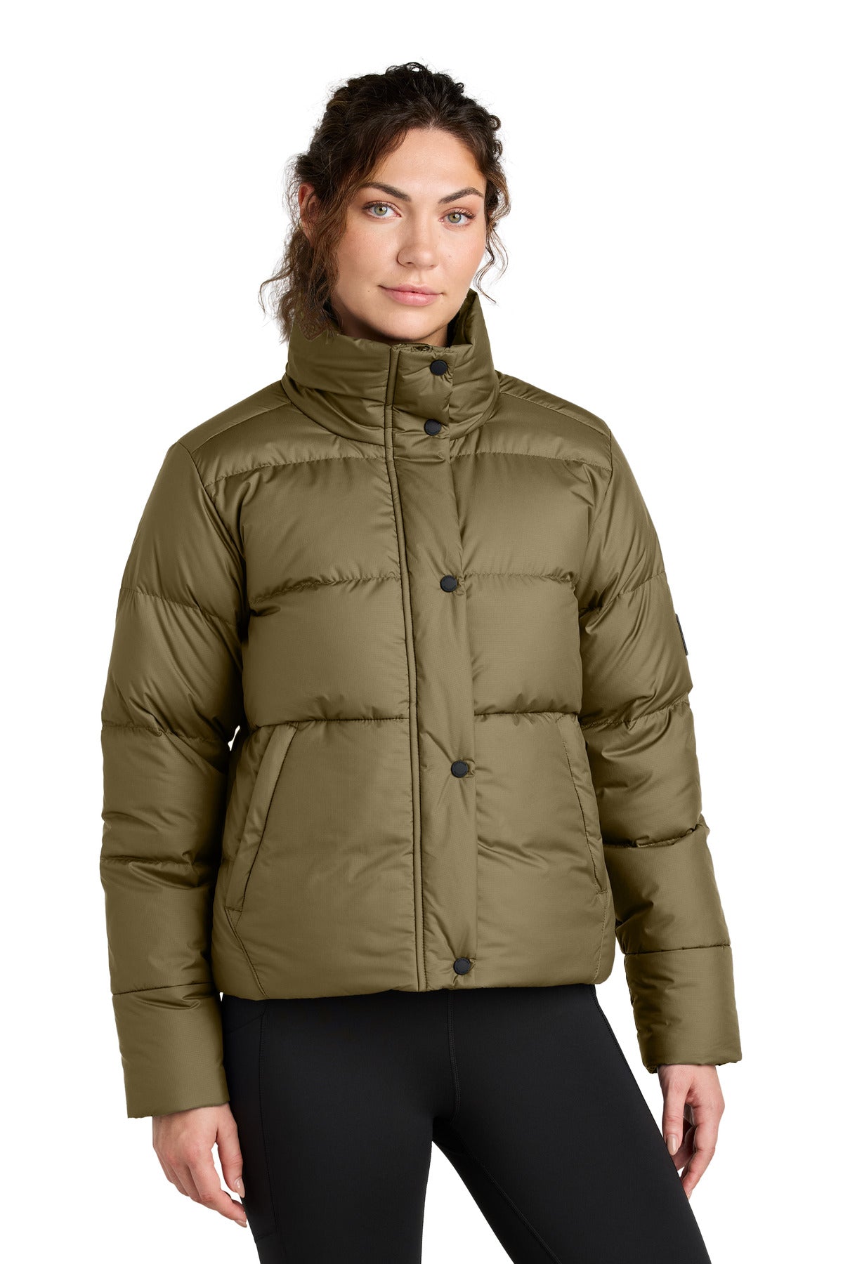 Custom logo LIMITED EDITION Outdoor Research® Women's Coldsnap Down Jacket OR322225 in Loden