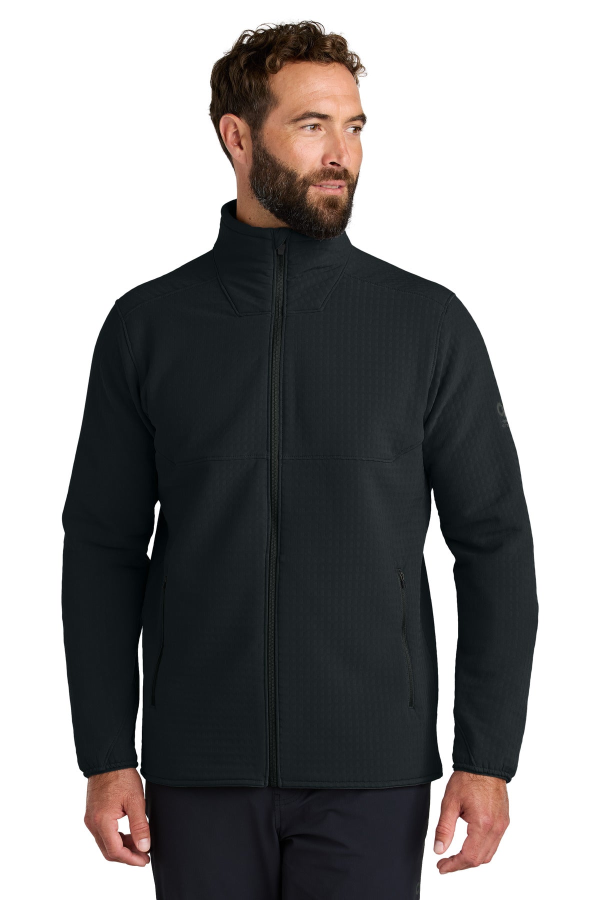 Custom logo LIMITED EDITION Outdoor Research® Grid Soft Shell Jacket OR322264 in Black