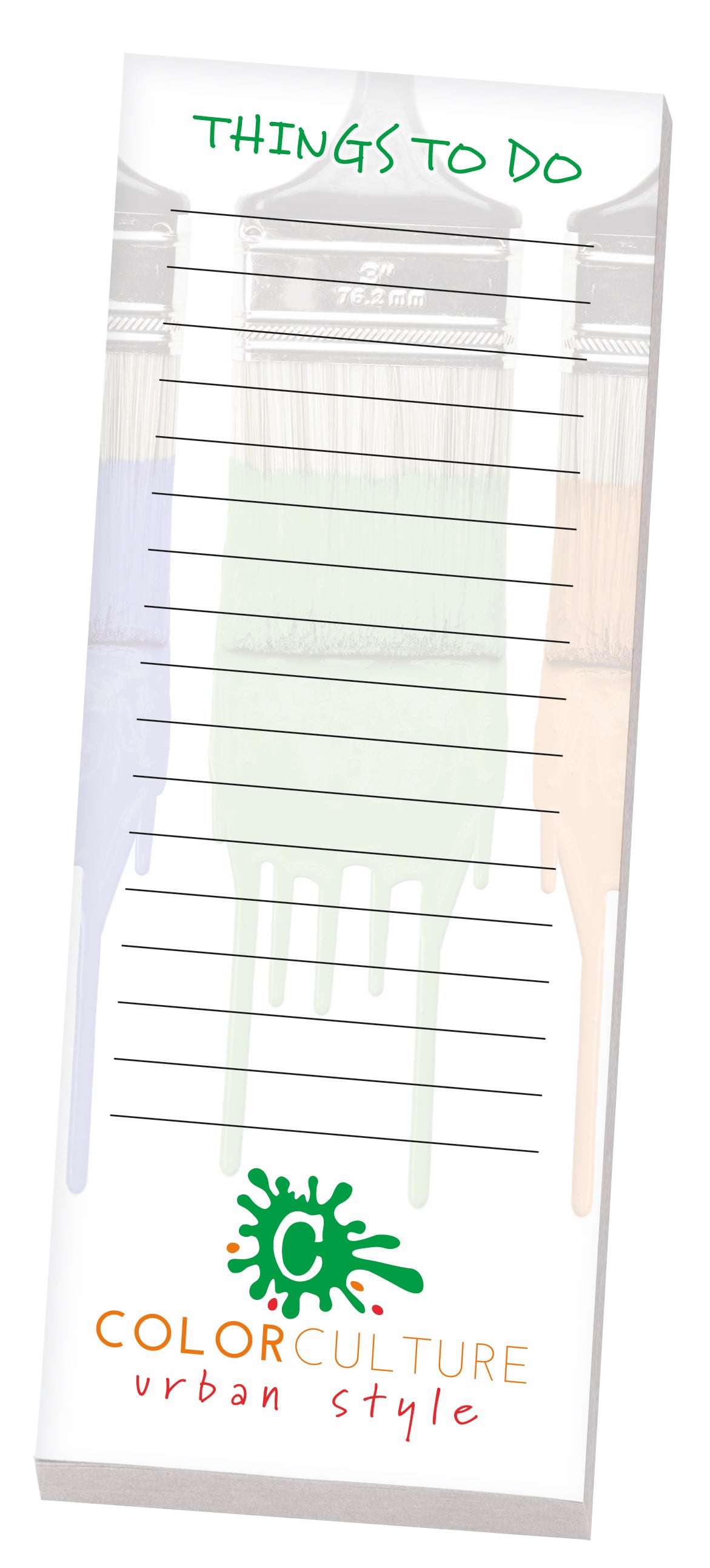 Custom logo Sticky Note™ 3" x 8" Pad, 50 sheet