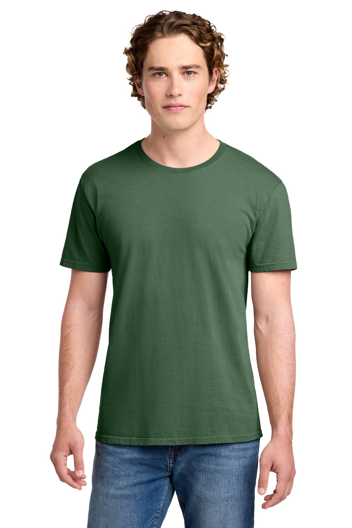 Custom logo Port & Co® Beach Wash® Garment-Dyed Tee. PC099 in Safari
