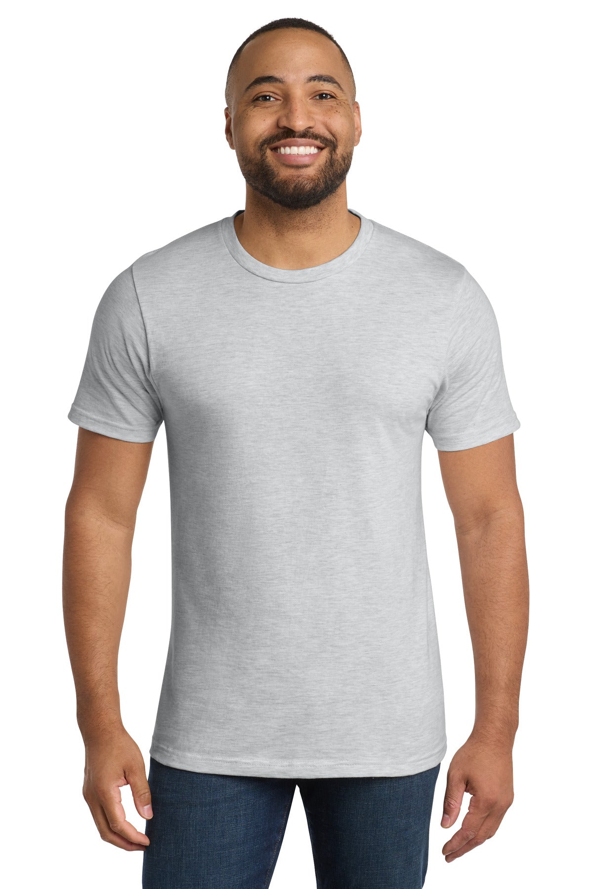Custom logo Port & Co® Bouncer Tee PC600 in Ash