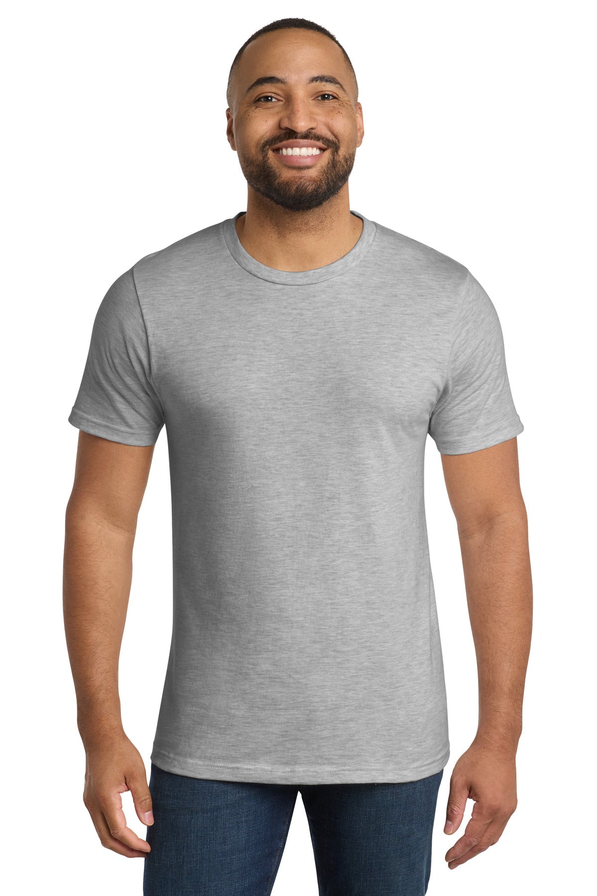 Custom logo Port & Co® Bouncer Tee PC600 in Athletic Heather