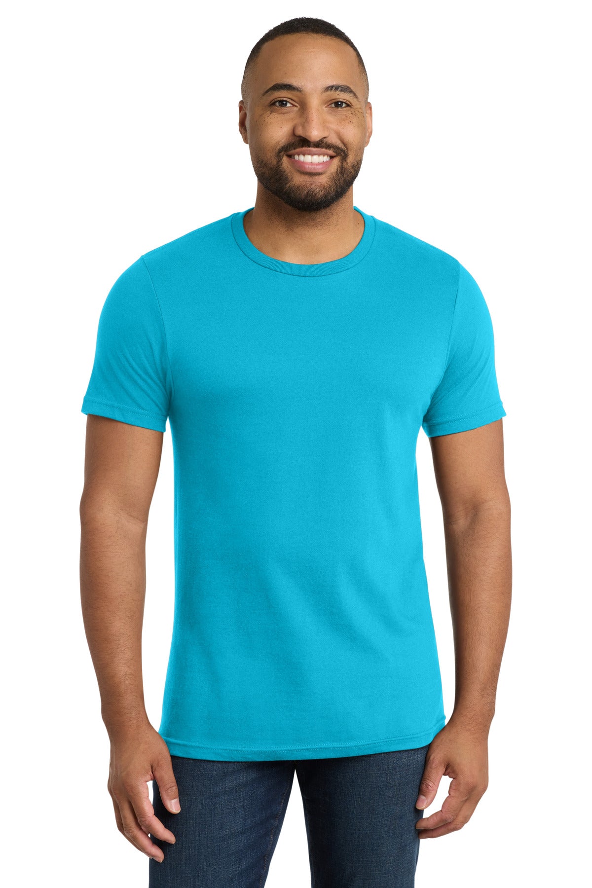 Custom logo Port & Co® Bouncer Tee PC600 in Tidal Wave