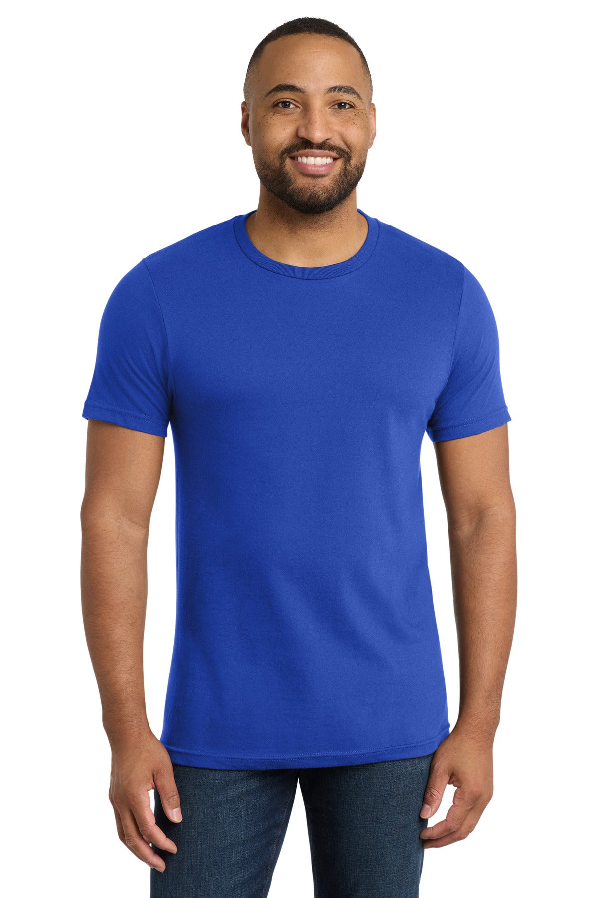Custom logo Port & Co® Bouncer Tee PC600 in True Royal