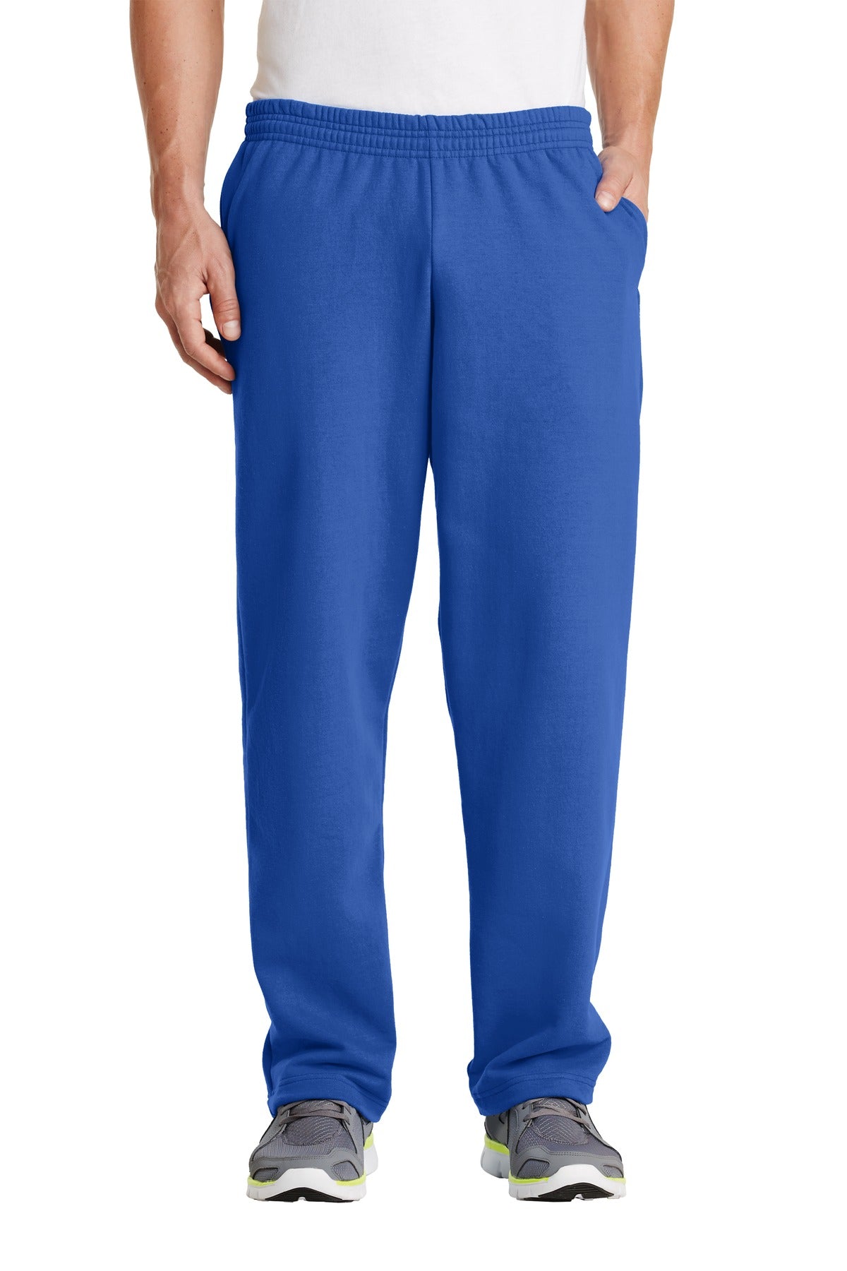 Custom logo Port & Co® Core Fleece Sweatpant with Pockets. PC78P in Royal