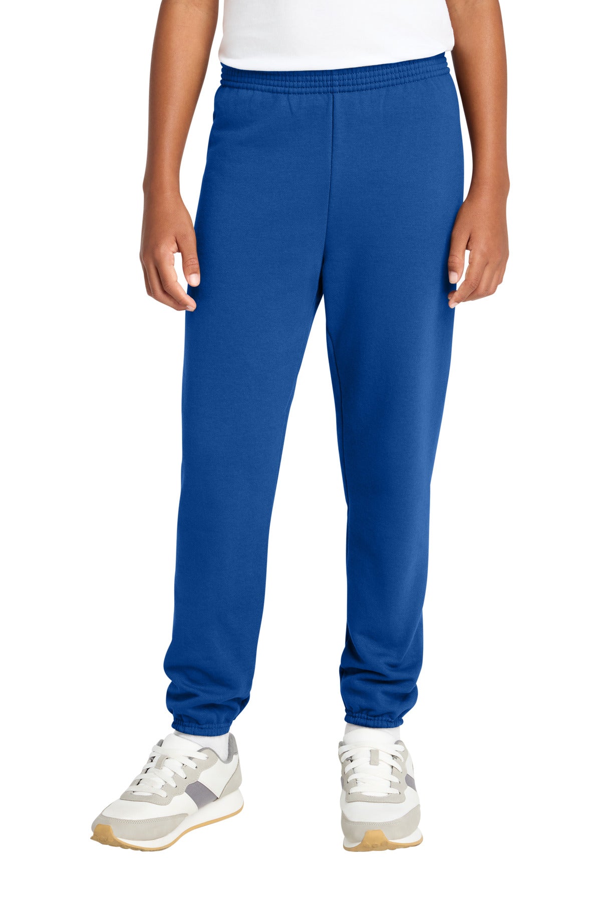 Custom logo Port & Co® Youth Core Fleece Sweatpant PC78YP in Royal