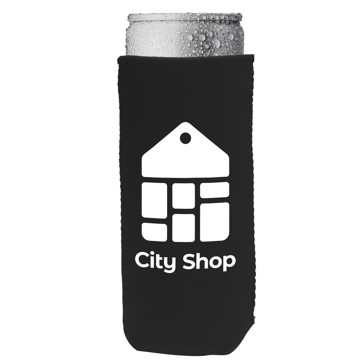 Custom logo Budget Slim Pocket Can Cooler