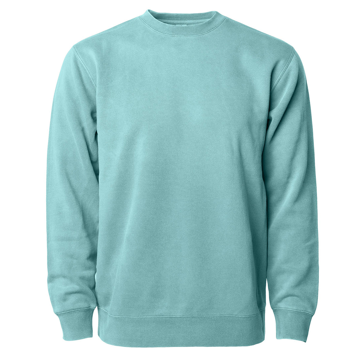 Independent Trading Company Unisex Midweight Pigment Dyed Crew Neck (Silk-Screen)