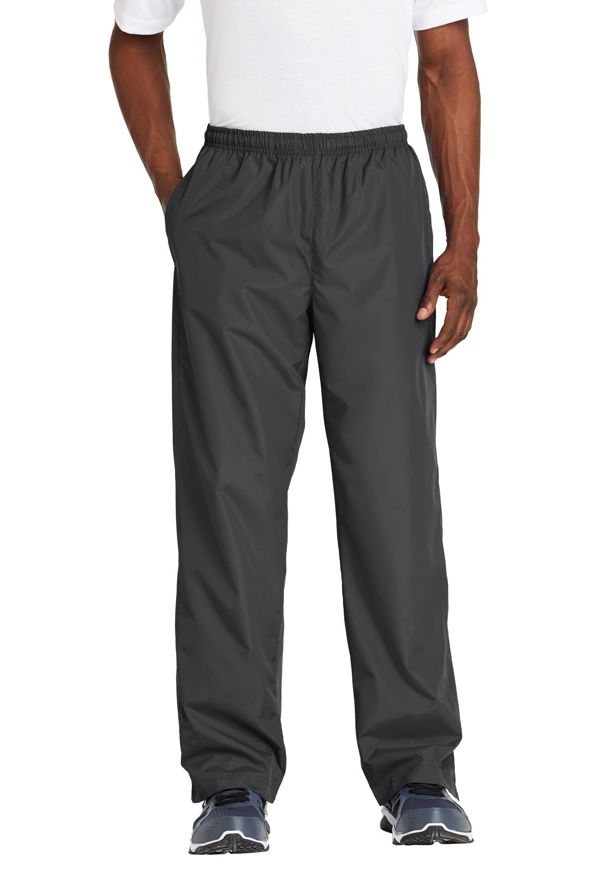 Custom logo Sport-Tek® Wind Pant. PST74 in Graphite
