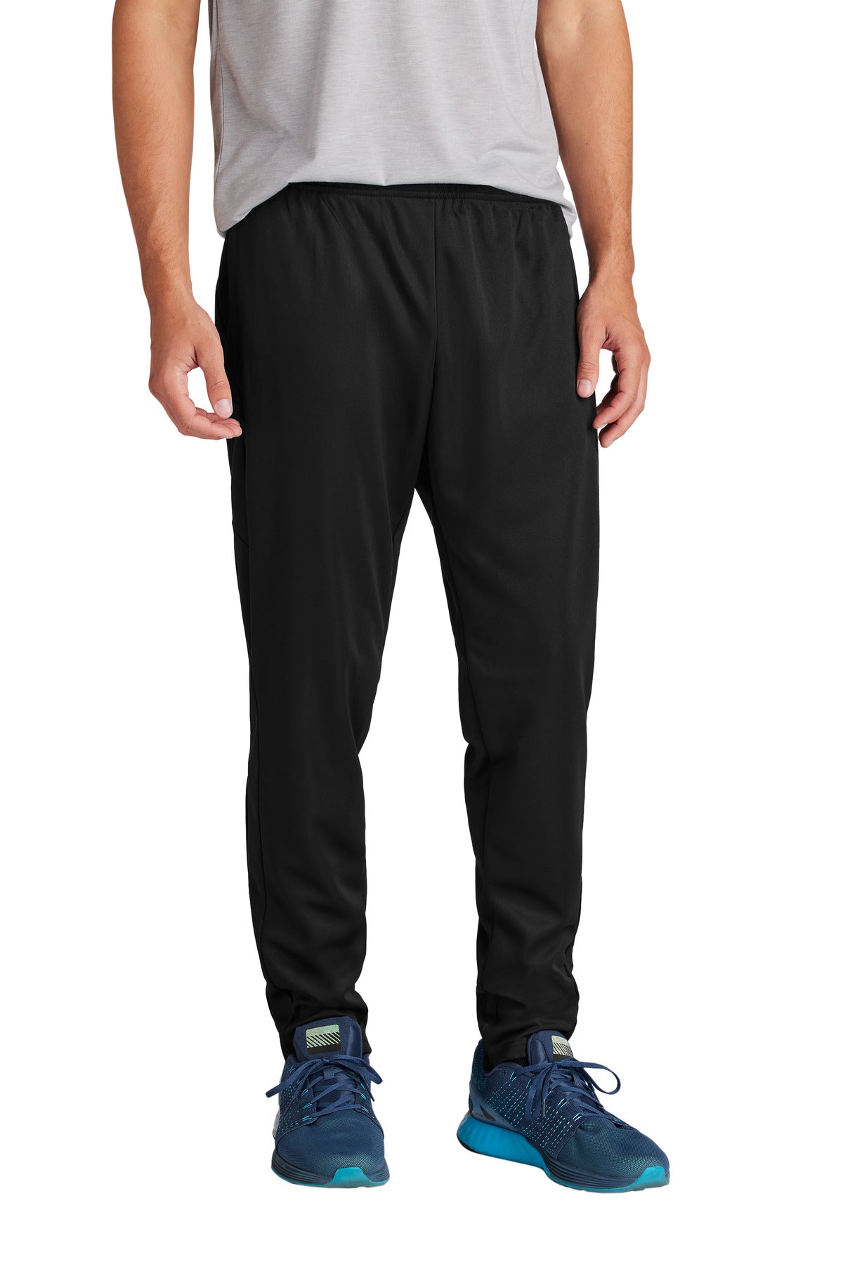 Custom logo Sport-Tek® Travel Pant PST800 in Black/ Black