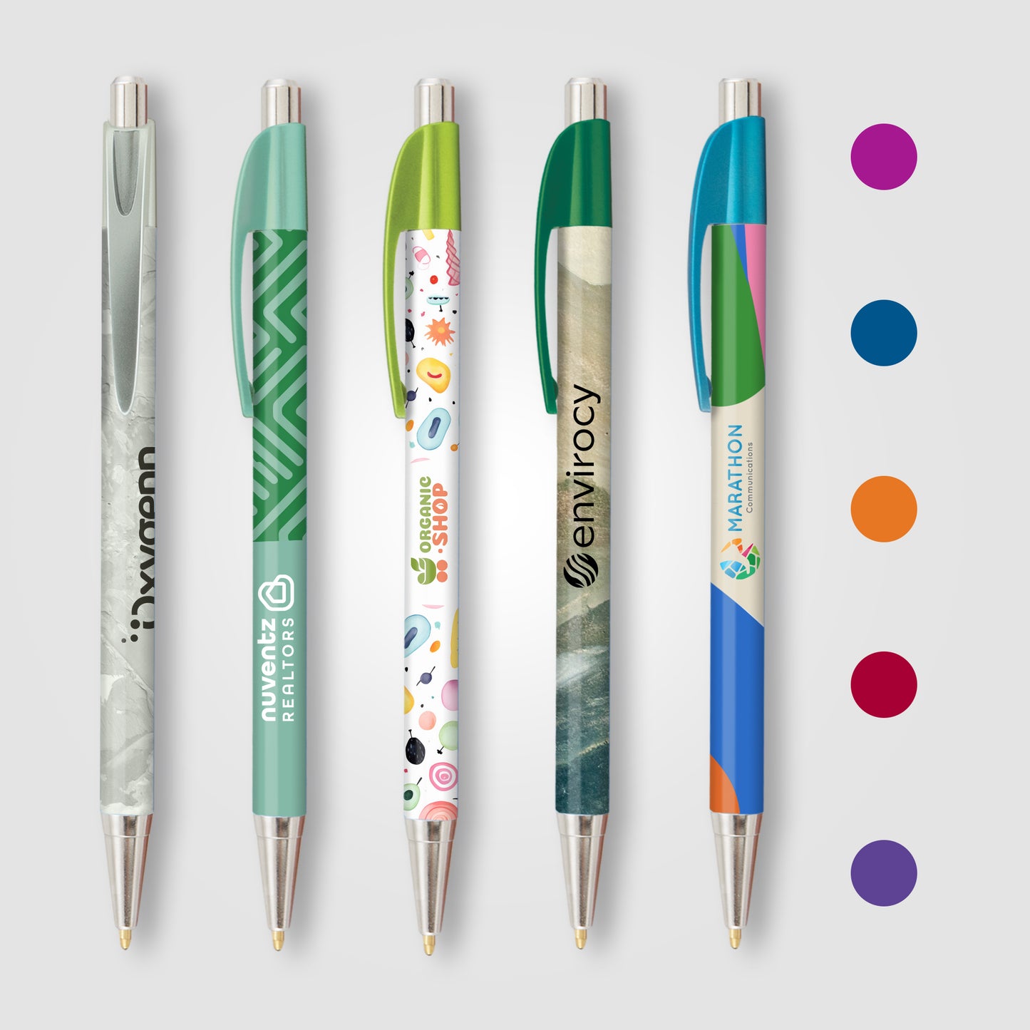 Elite Slim Metallic Pen